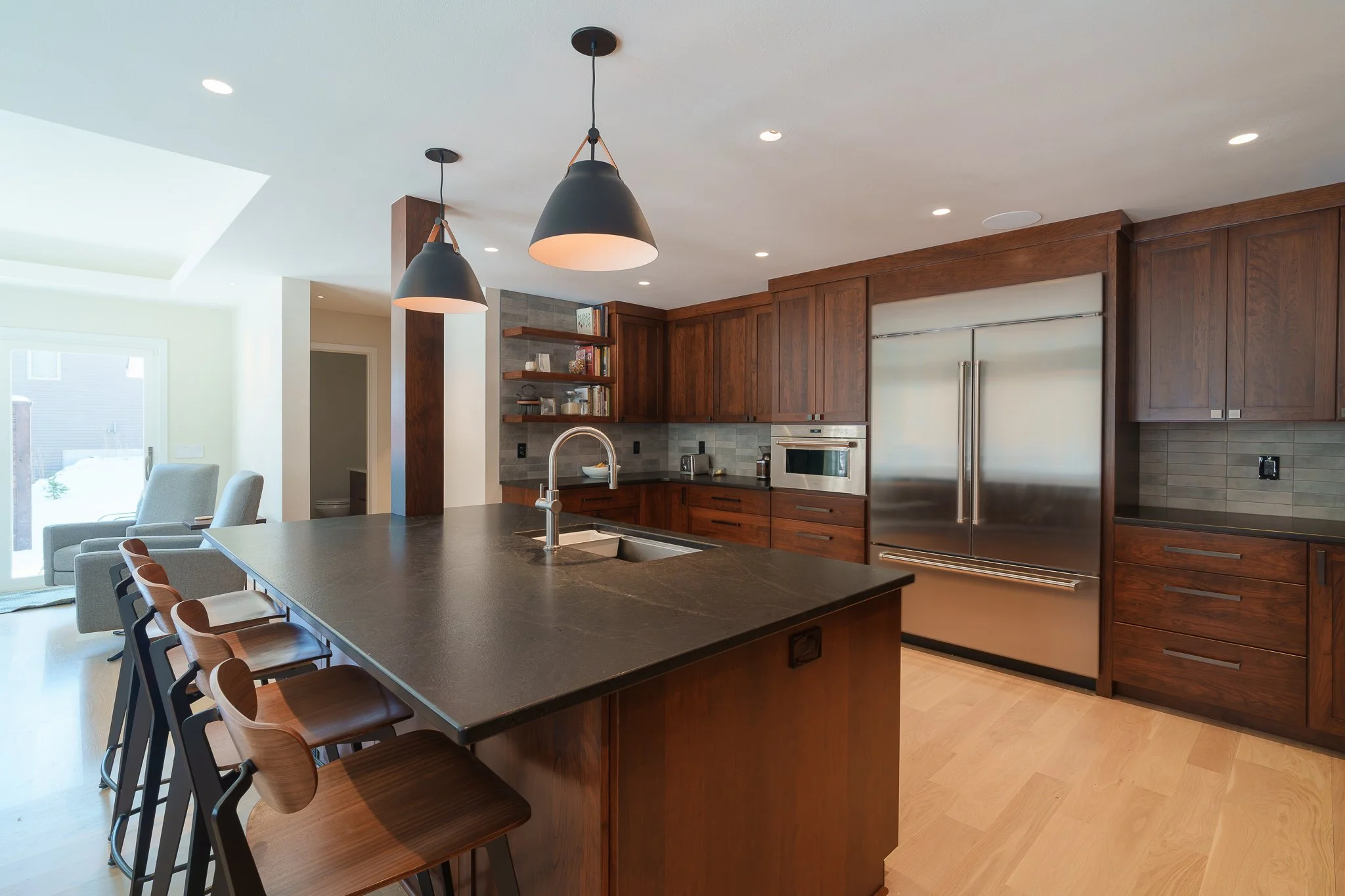 Warm Contemporary Kitchen Remodel in Oregon, WI by Legacy Custom Remodeling project photo 4
