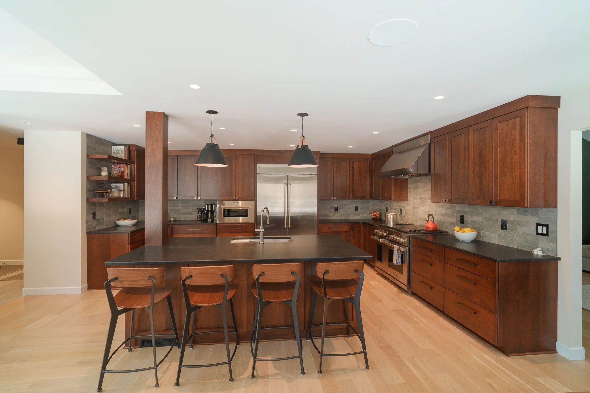 Warm Contemporary Kitchen Remodel in Oregon, WI by Legacy Custom Remodeling project photo 3