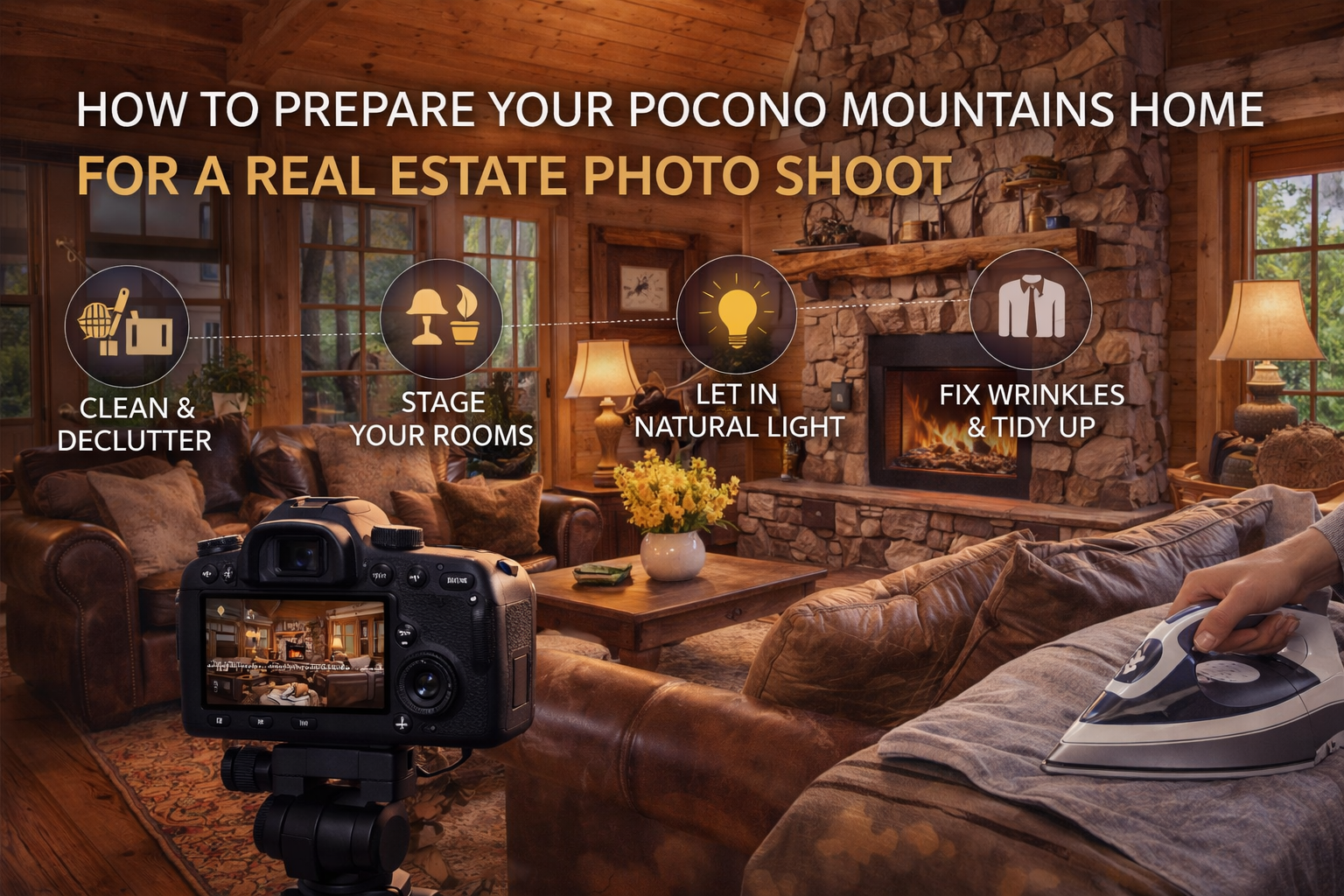 How to Prepare Your Pocono Mountains Home for a Real Estate Photo Shoot