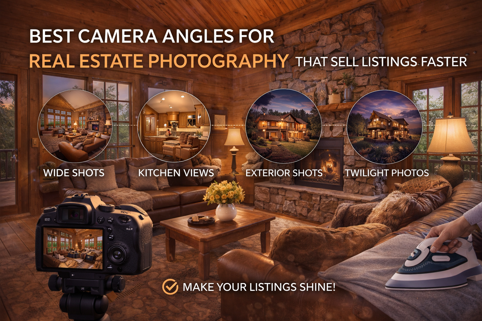Best Camera Angles for Real Estate Photography That Sell Listings Faster
