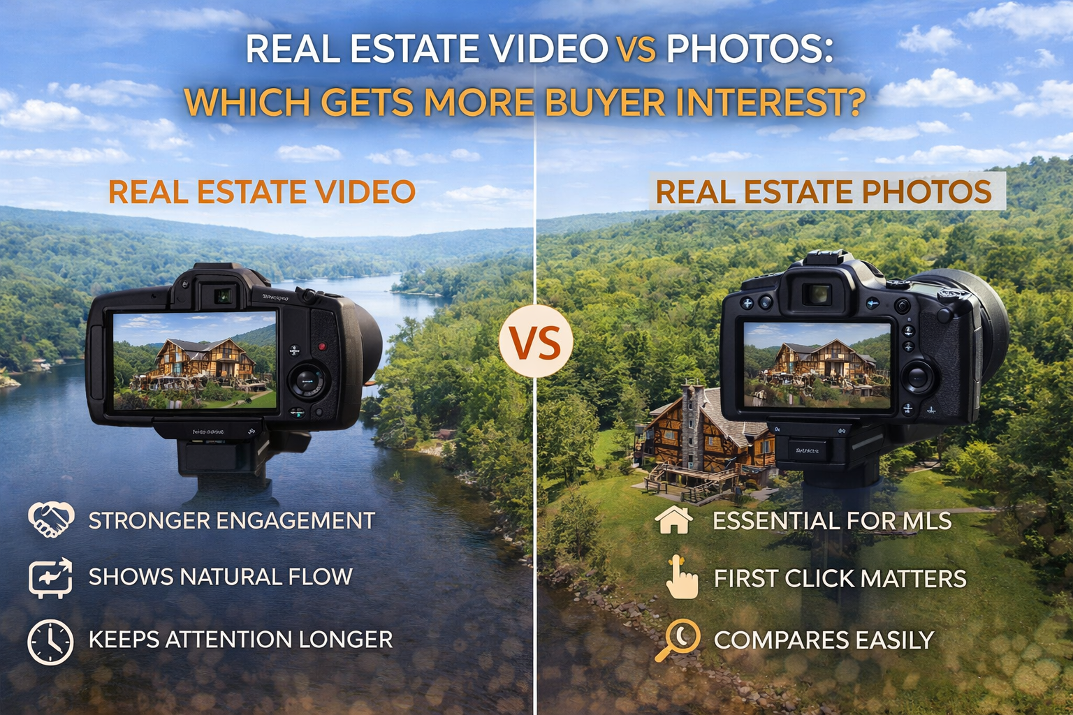 Real Estate Video vs Photos: Which Gets More Buyer Interest?