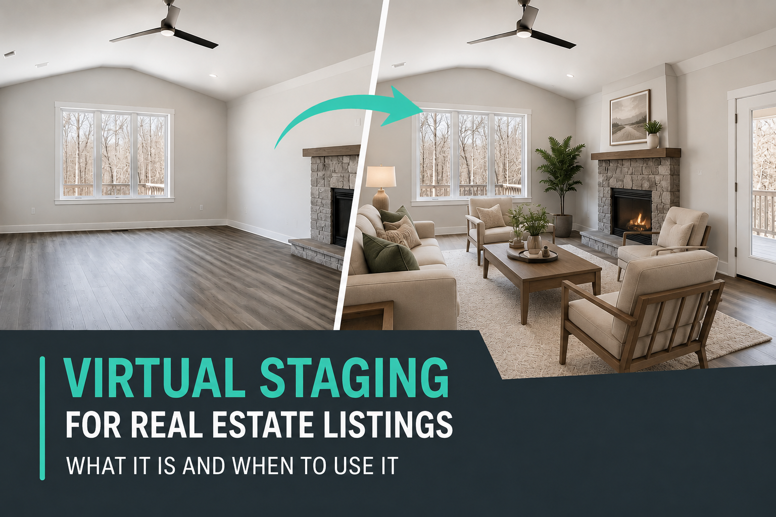 Virtual Staging For Real Estate Listings — What It Is And When To Use It