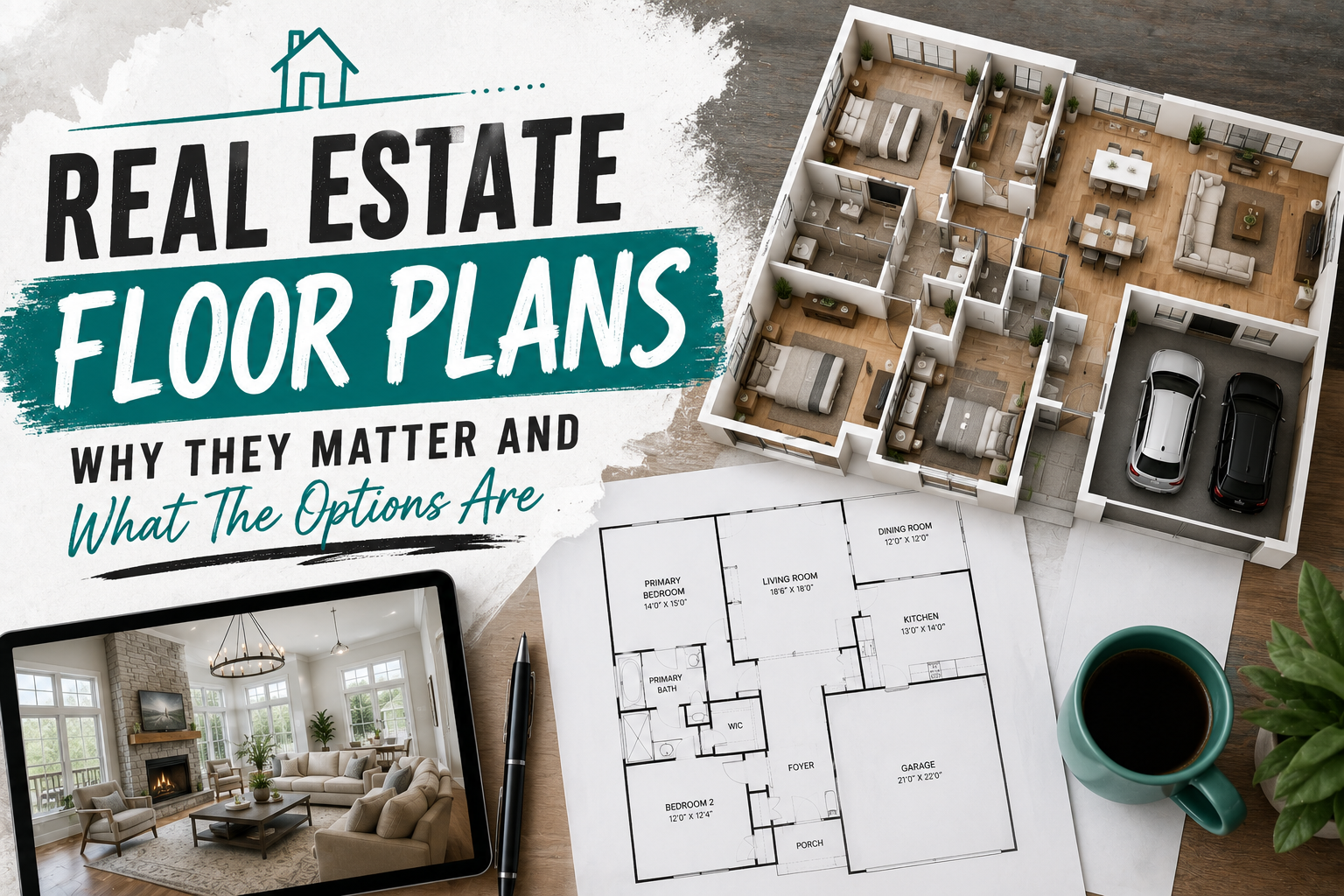 Real Estate Floor Plans — Why They Matter And What The Options Are
