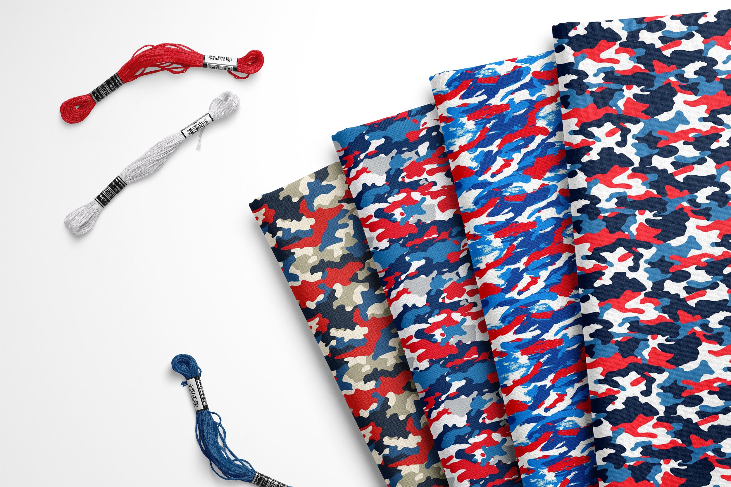 Patriotic Camo Felt