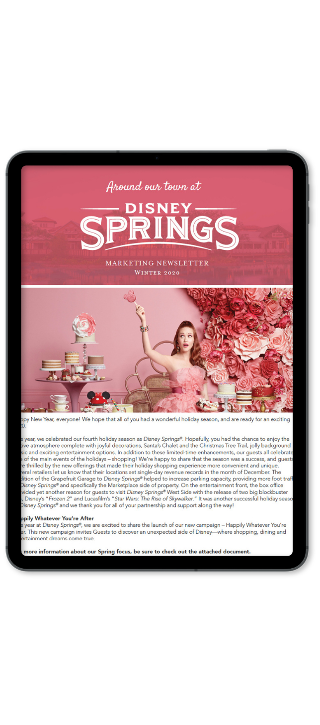 Creatively Katherine_Marketing Consultant and Social Media Strategist_Disney Springs Marketing Case Study