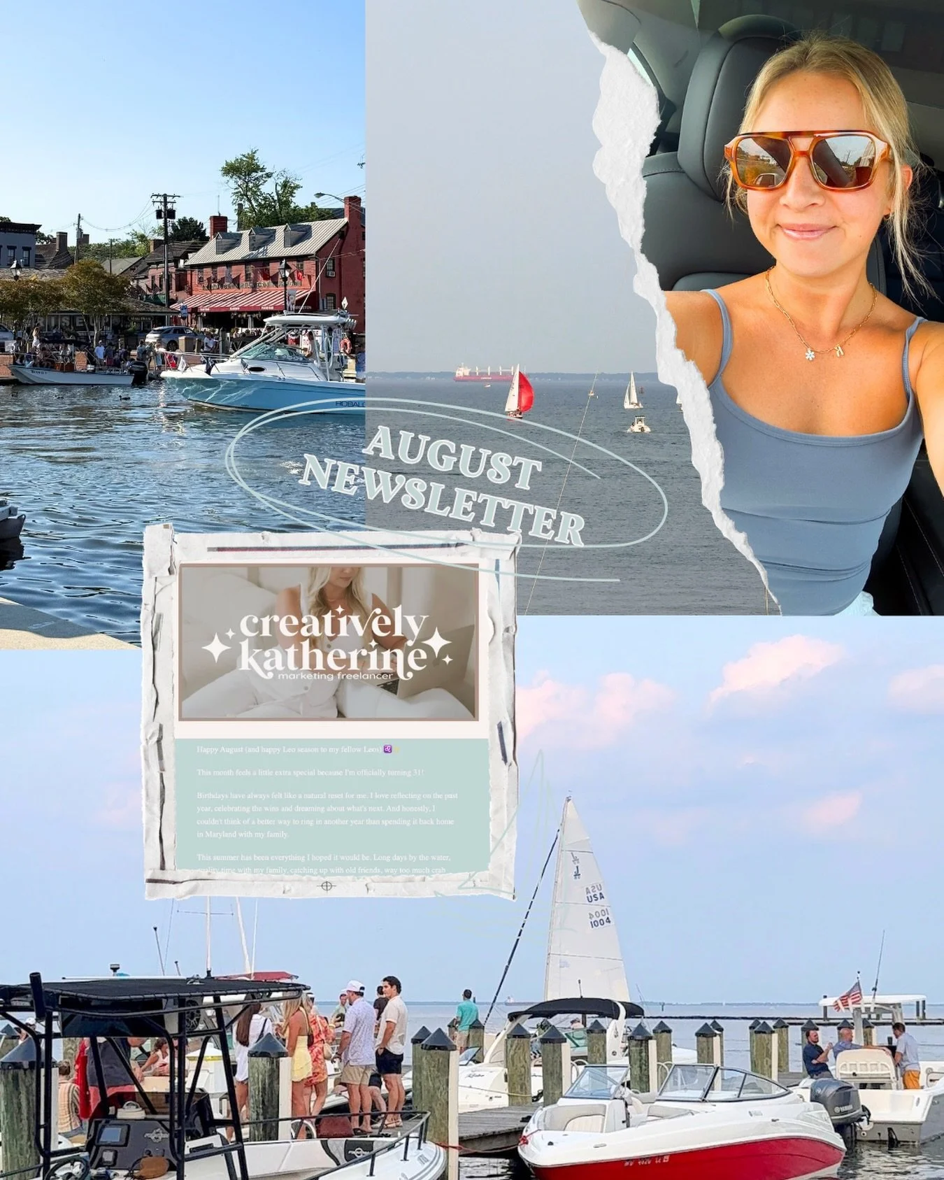 pov: tomorrow&rsquo;s newsletter might change the way you think about freelancing and content creation 💌 we&rsquo;re covering...

♌️ Leo season!!! Aka reflections while turning 31, wrapping up a meaningful, slow summer in Maryland, and preparing for