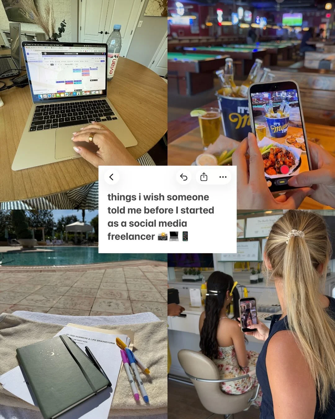 here are a *few* important nuggets i&rsquo;ve picked up along the crazy, beautiful journey as a social media marketing freelancer ✨

#orlandocontentcreator #socialmediamanager #socialmediafreelancer