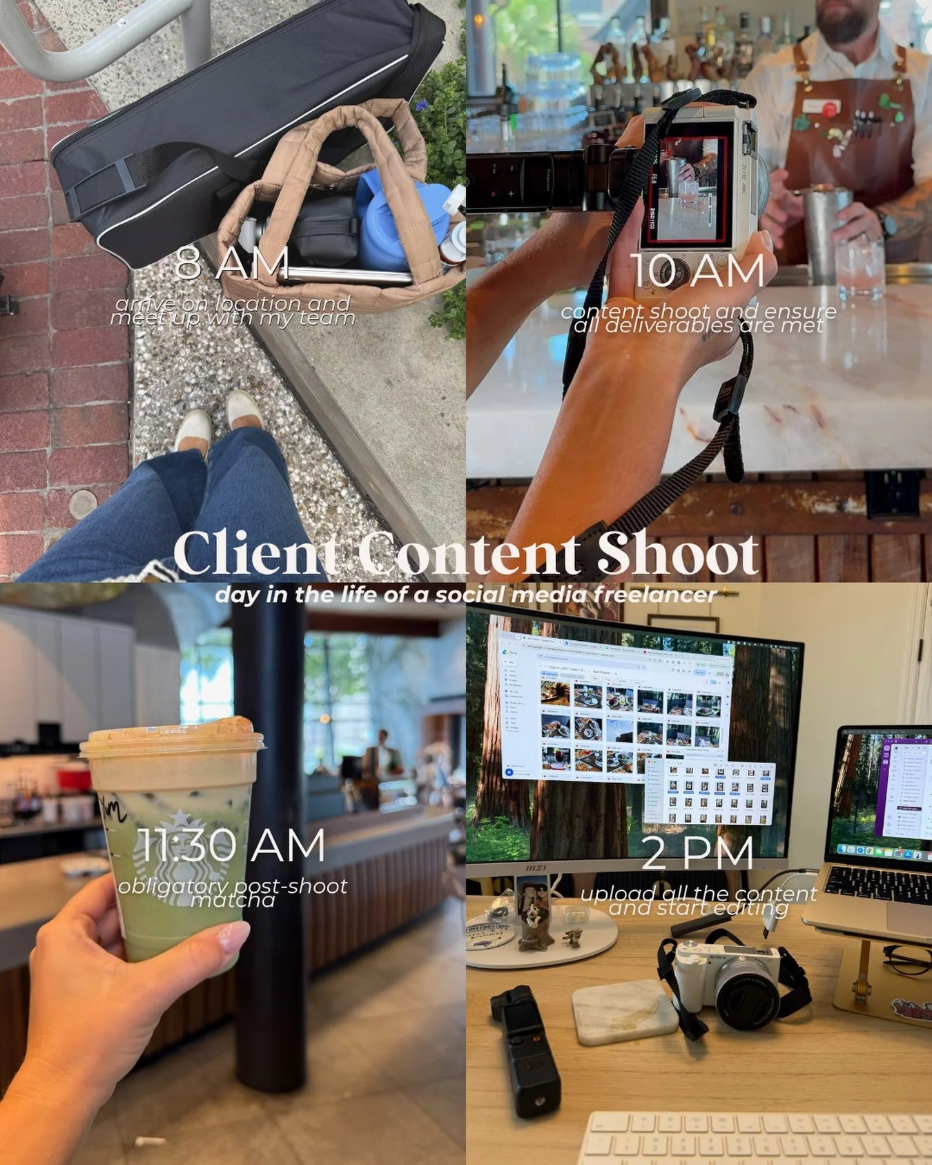 A day in my life for a content shoot 🎥

and yes&hellip; the post-shoot Starbucks is absolutely part of the process 😂

#orlandocontentcreator #socialmediafreelancer #clientcontentshooot
