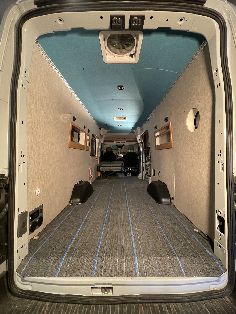 Grey Camper Van Wall Boards Quality