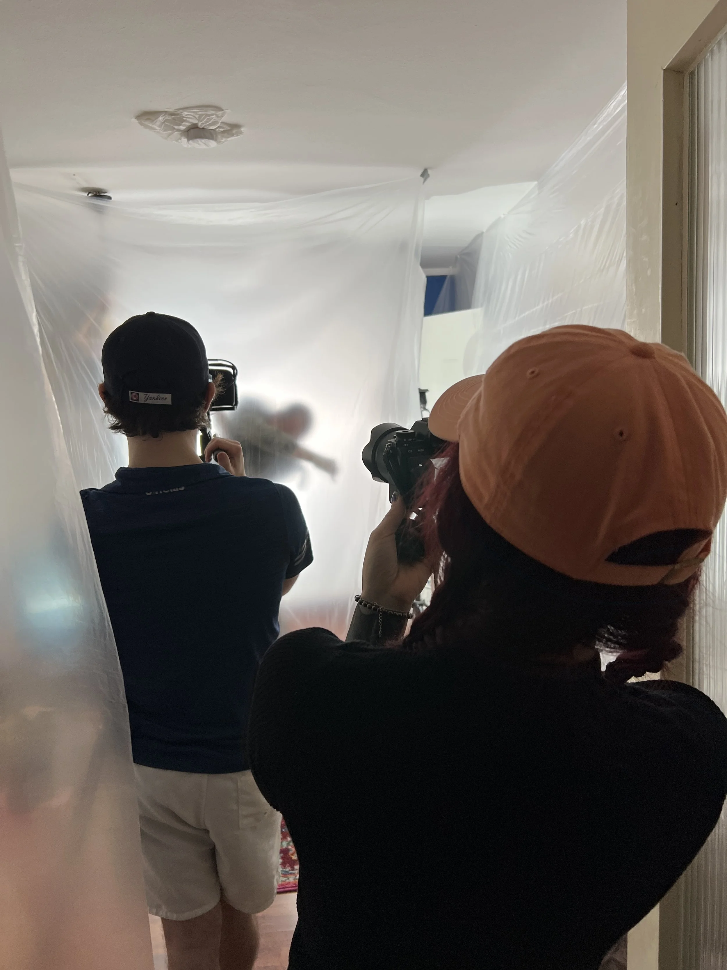 Behind the scenes images of the official video for God Is An Astronaut All Is Violent All Is Bright