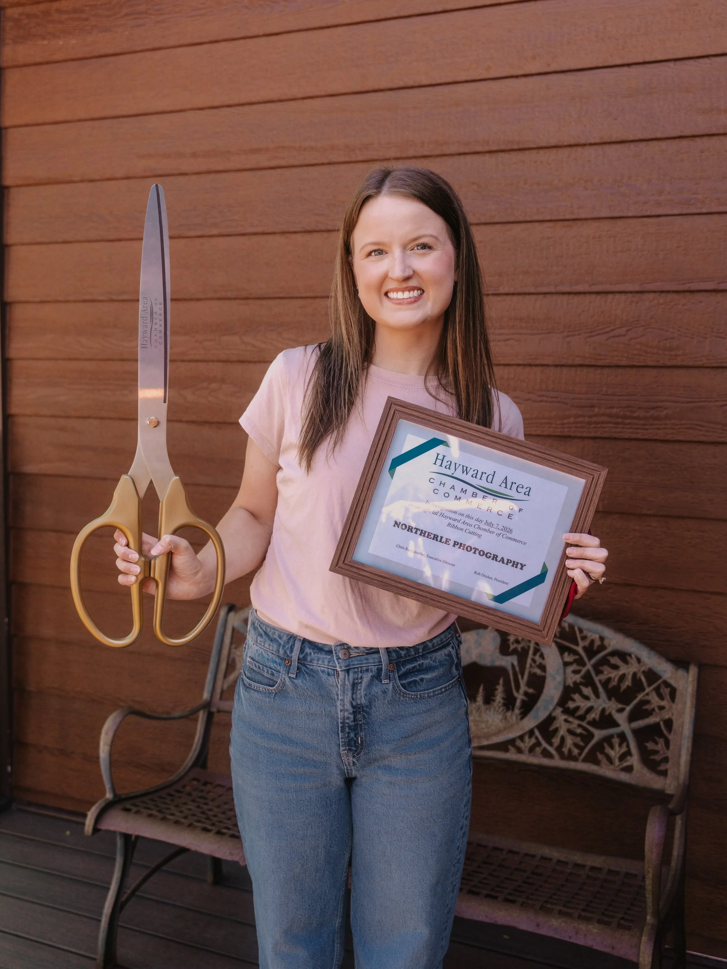 Officially a @haywardupnorth Chamber Member! It is truly such a special community up here in the northwoods, I am so grateful to call Hayward home and for the support from my friends &amp; family. Also a huge thank you to every person who has trusted