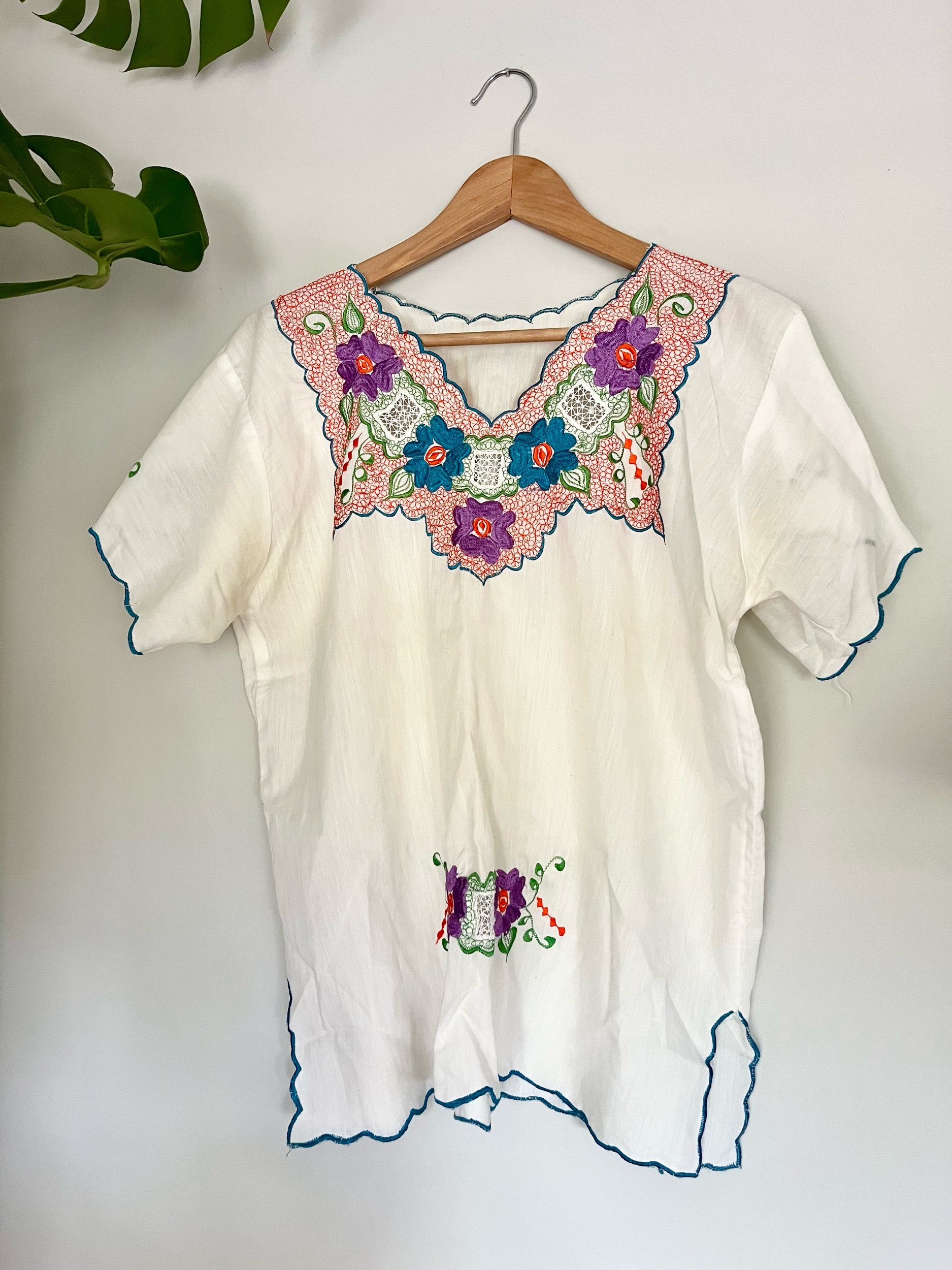 Mexican Floral Blouse