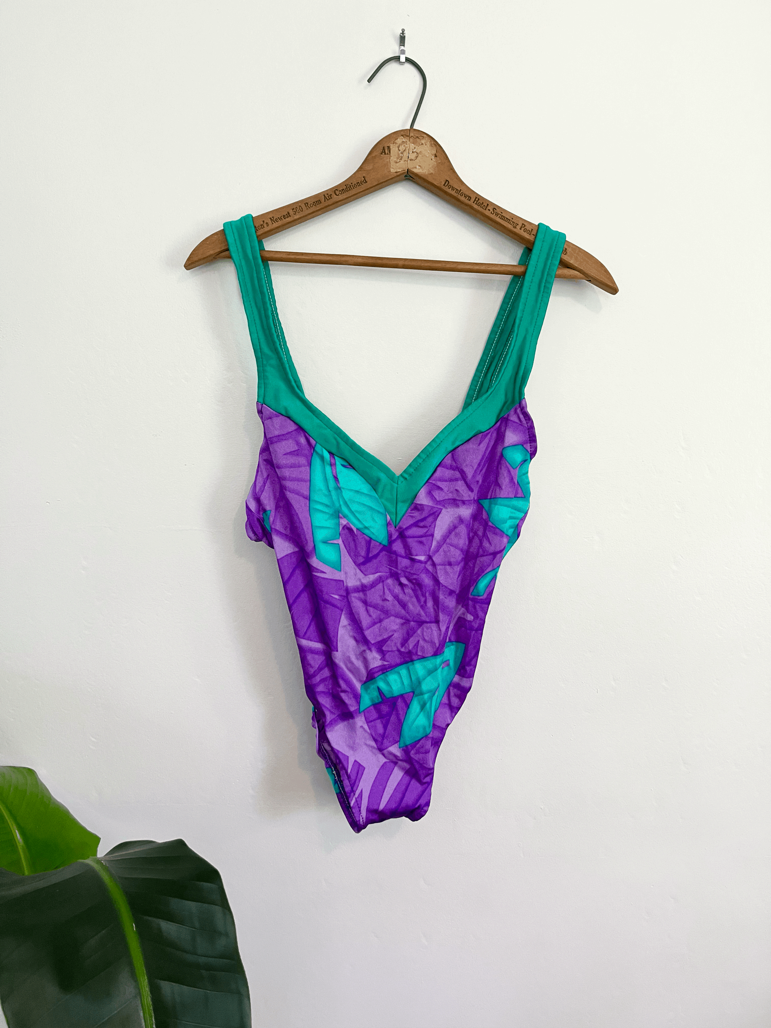 70s Leafy Swimsuit