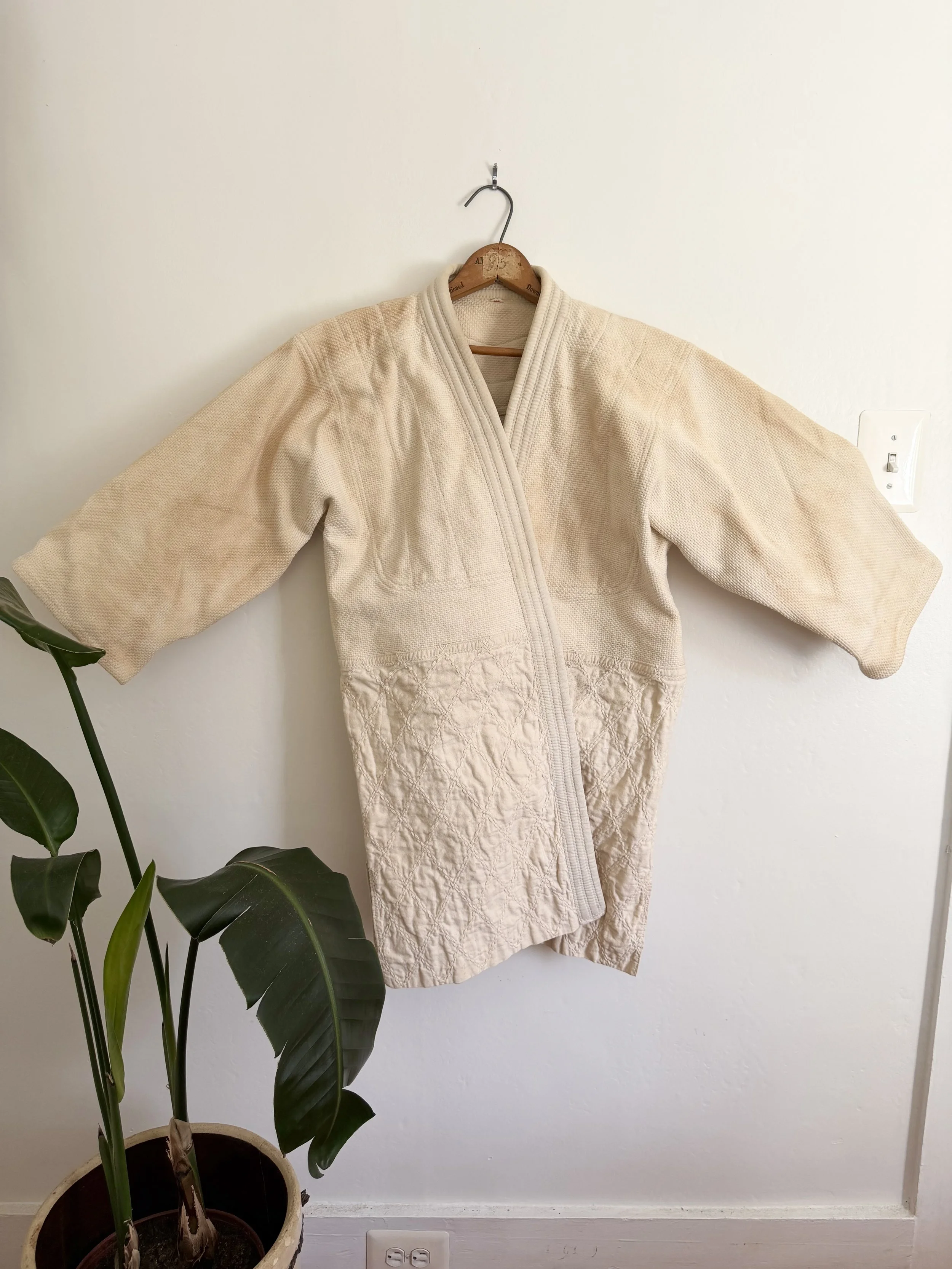 Cream Judogi Kimono Set