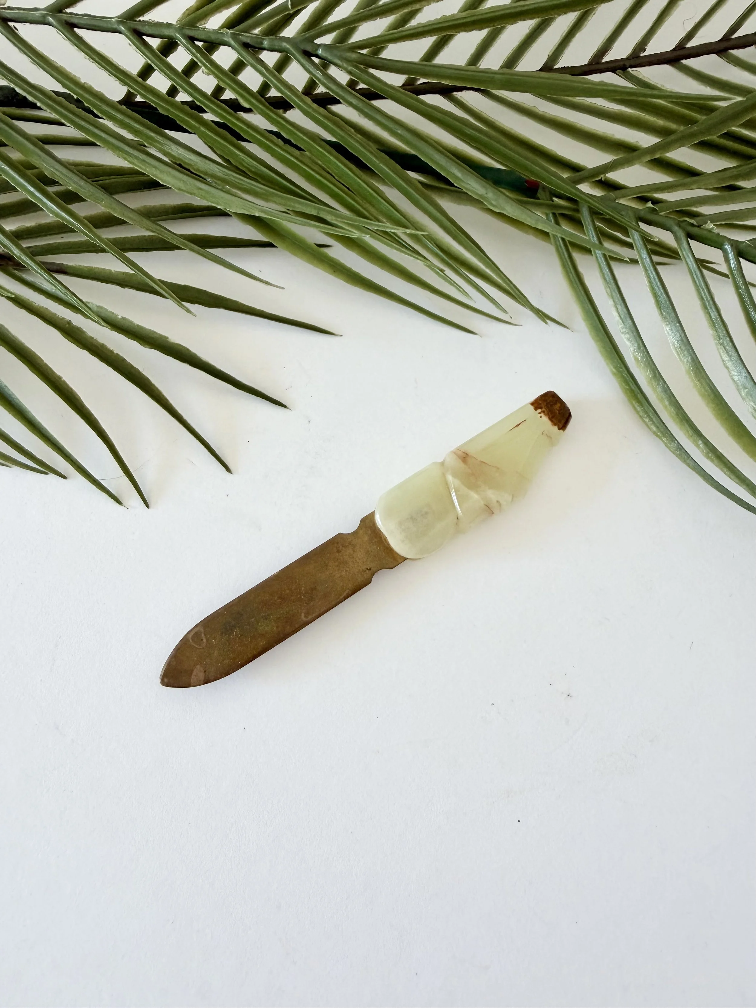 Onyx Easter Island Cheese Spreader