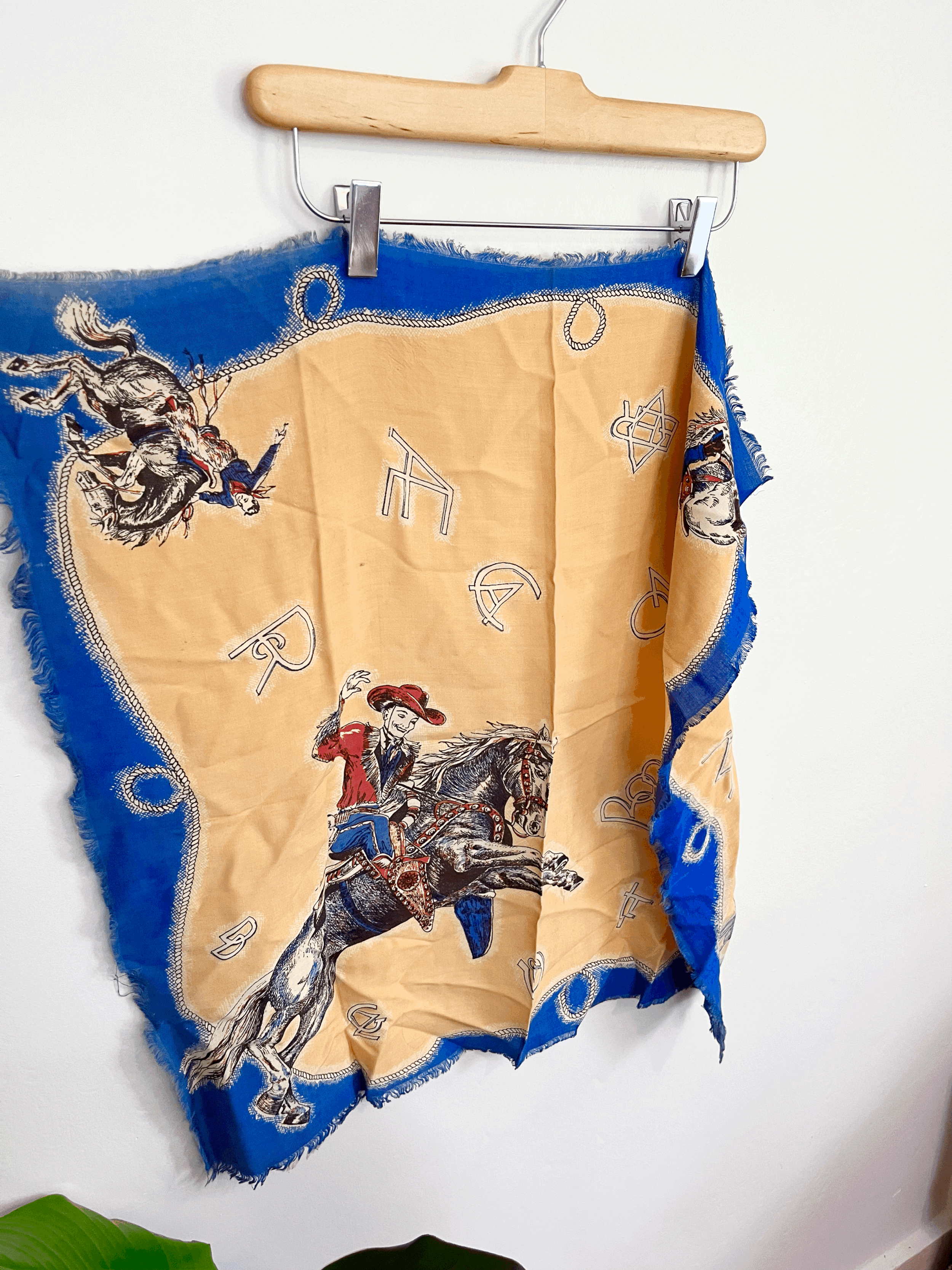 50s Western Rodeo Horse Bandana