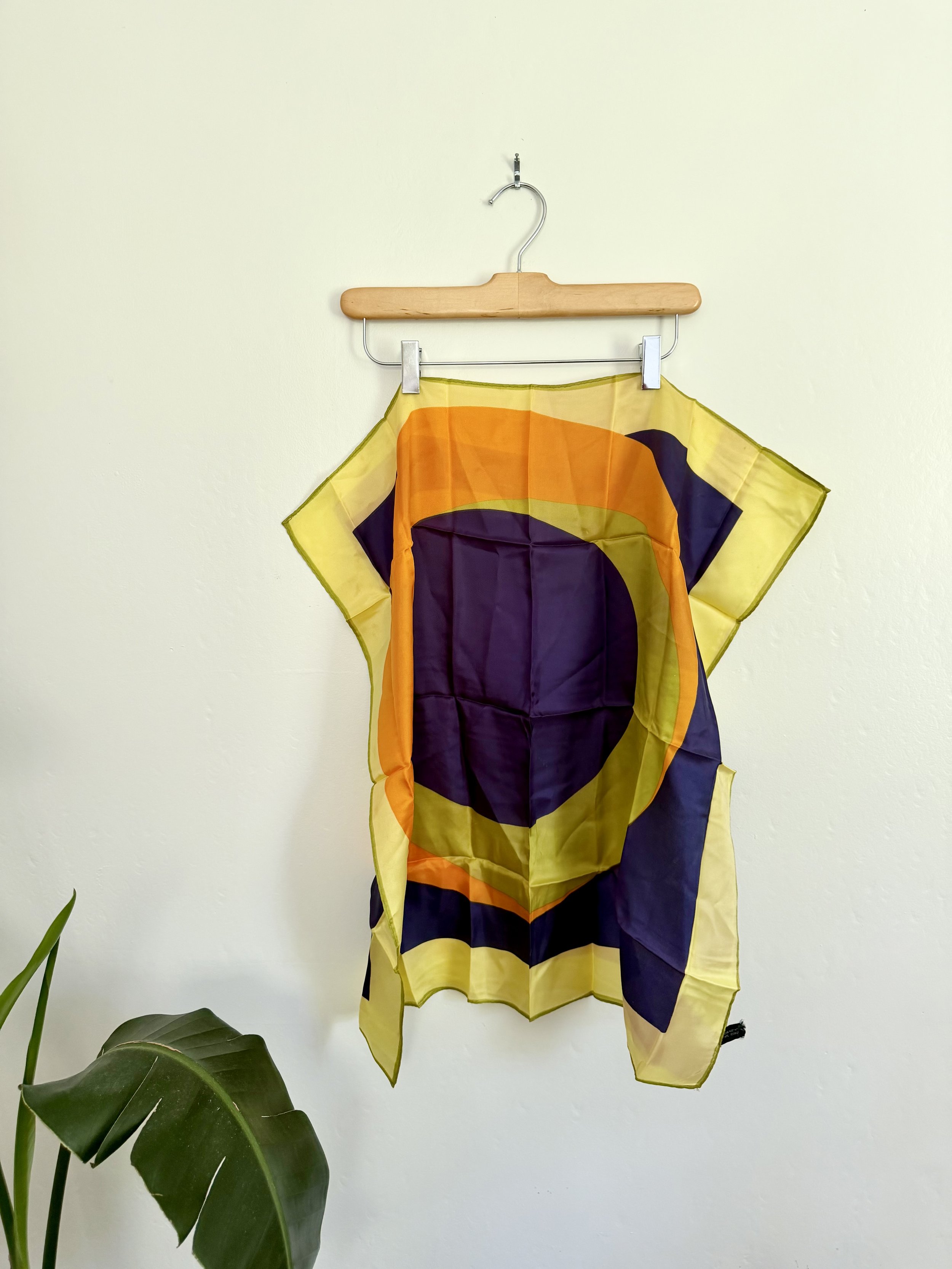 70s Abstract Spring Scarf