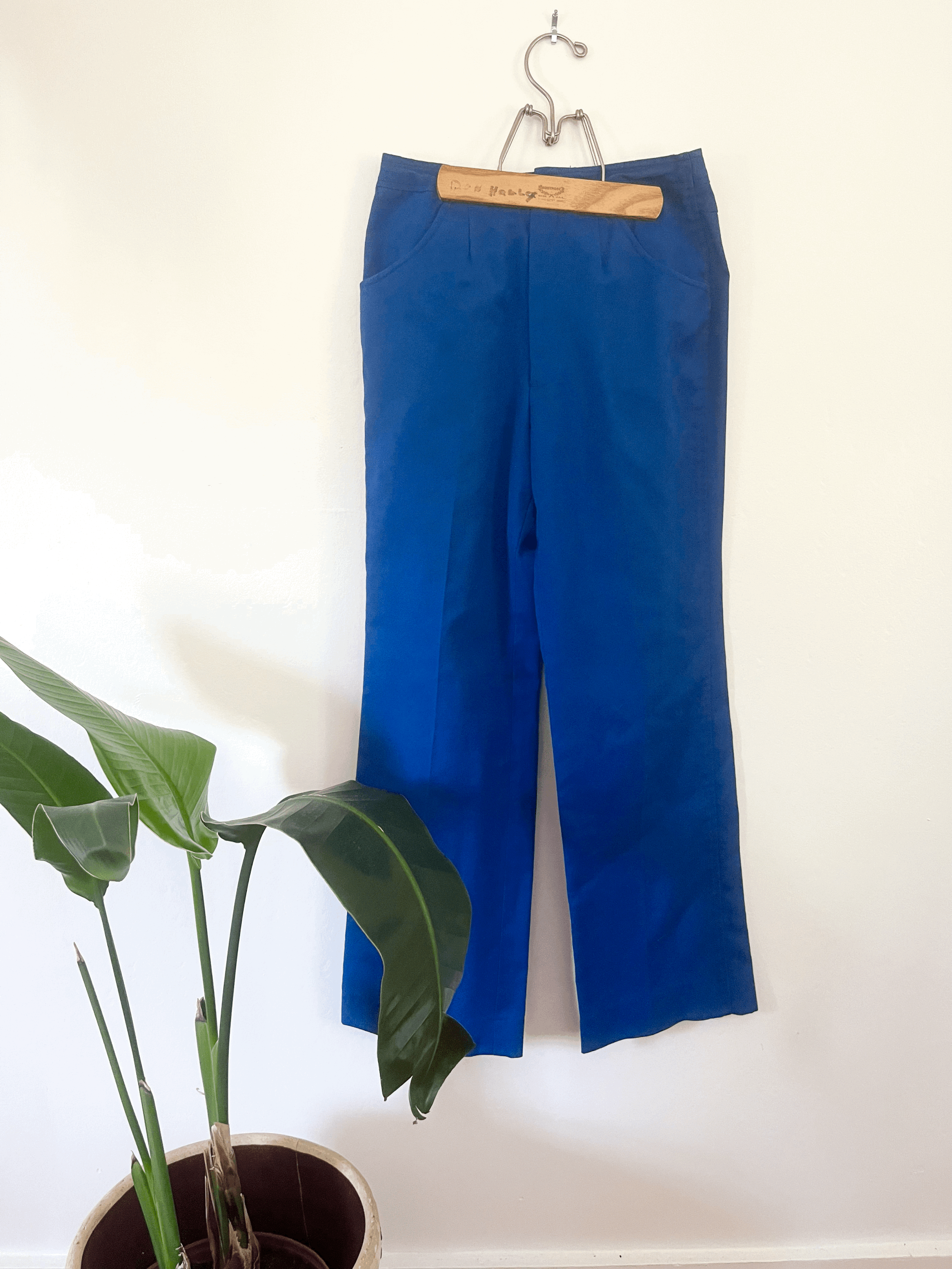 Cobalt Blue Western Pants 25x28