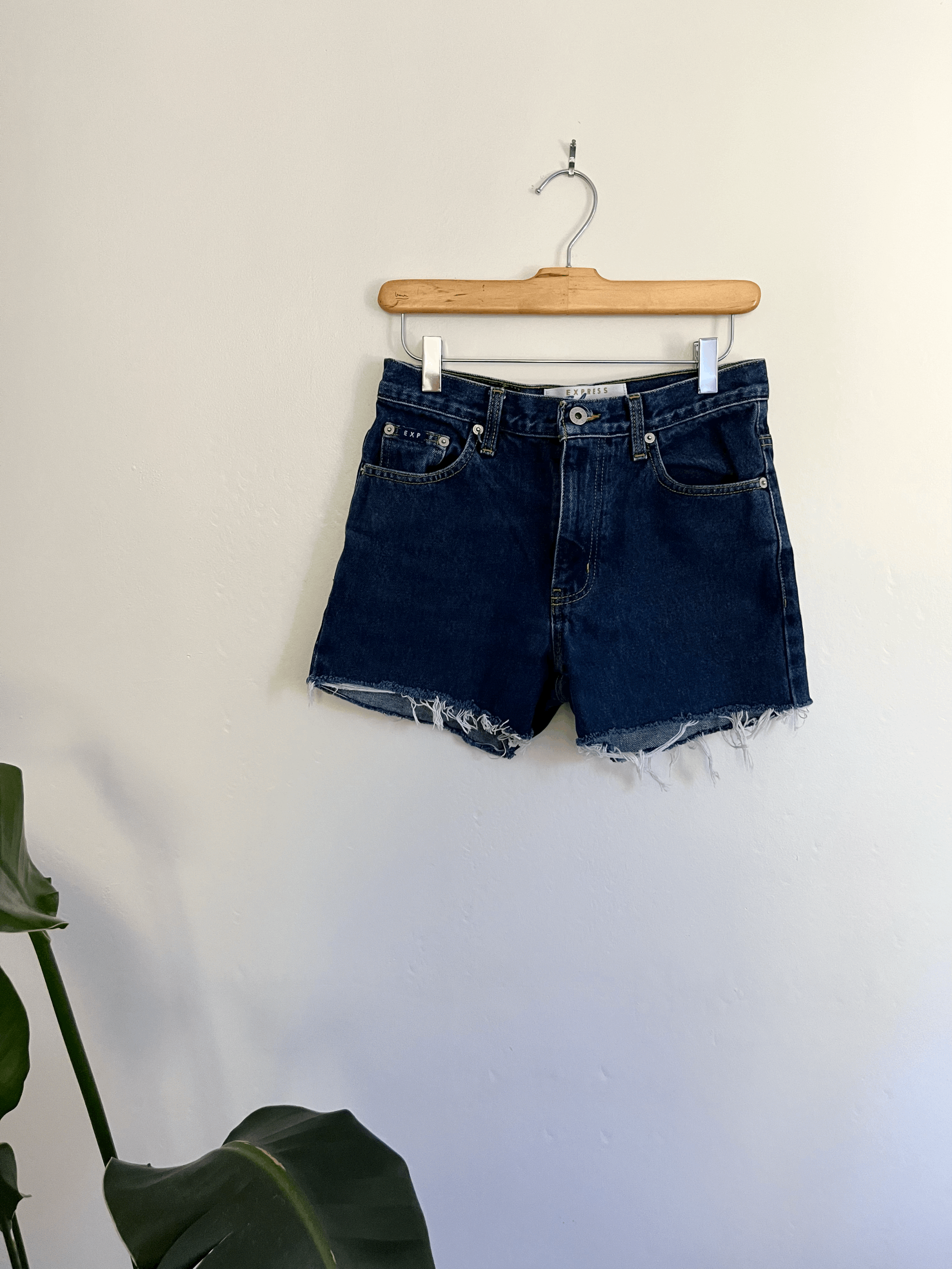 Express Blues Jean Shorts 27"