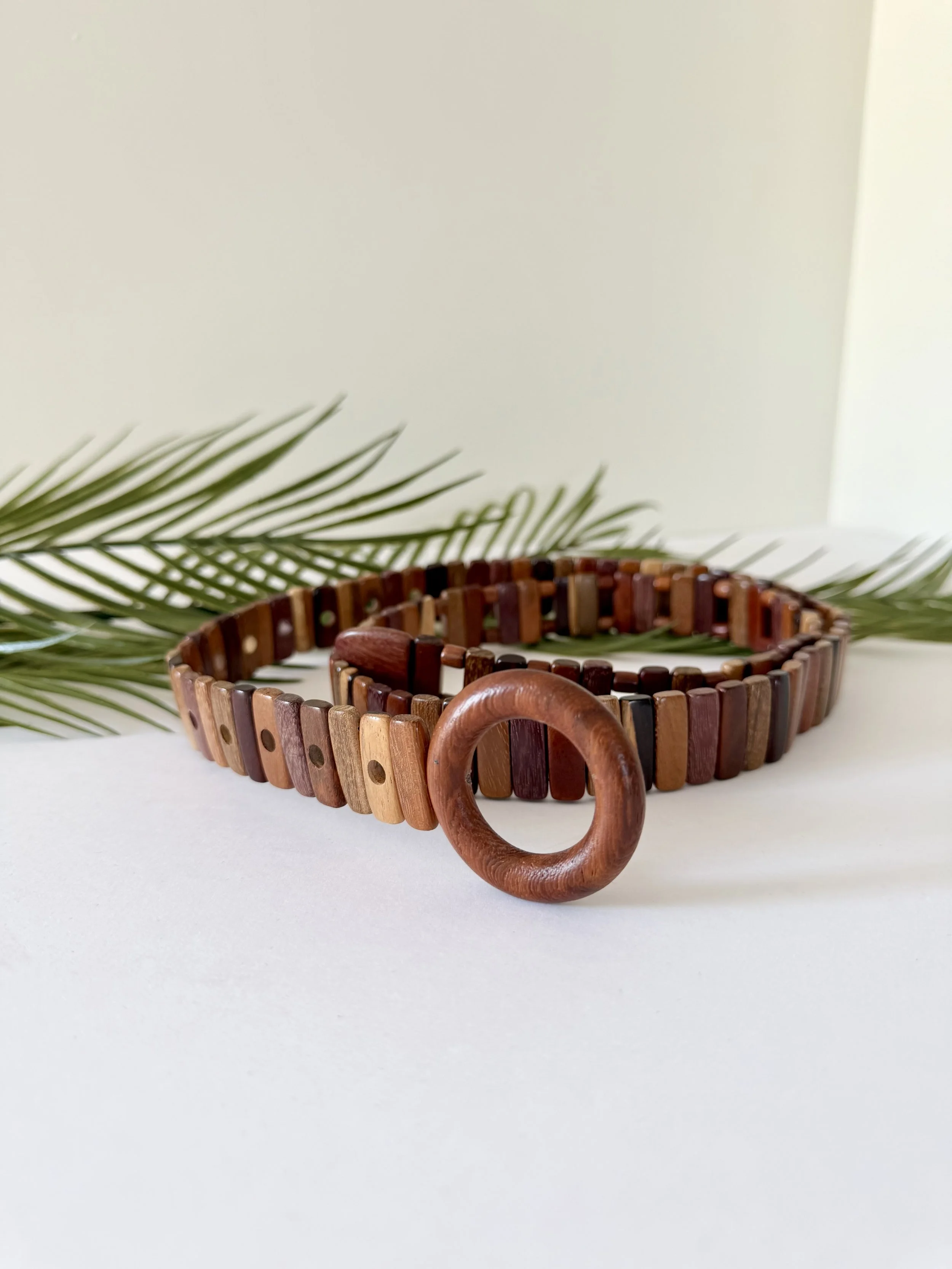 70s Wooden Panel Belt
