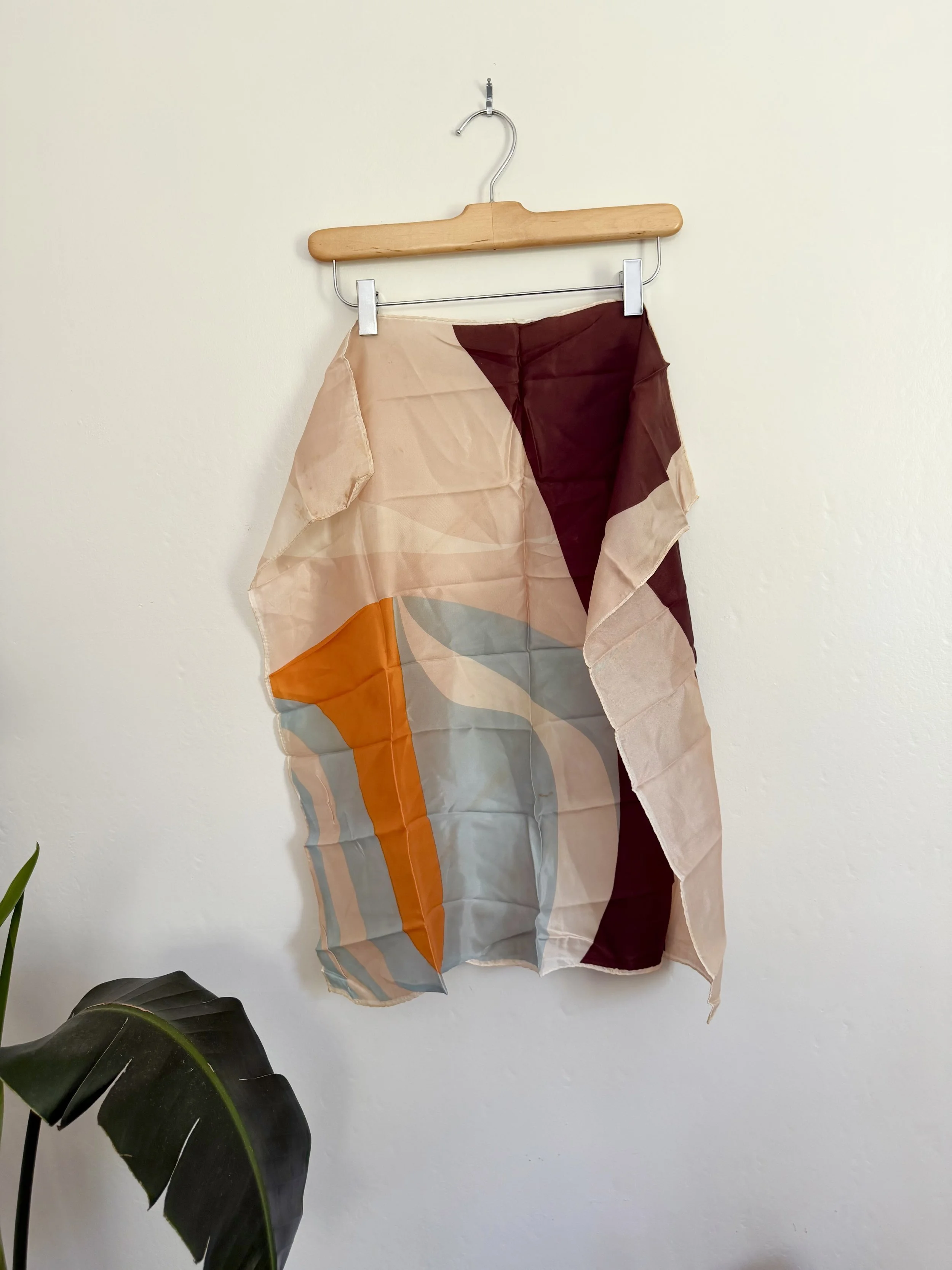 70s Abstract Spring Scarf
