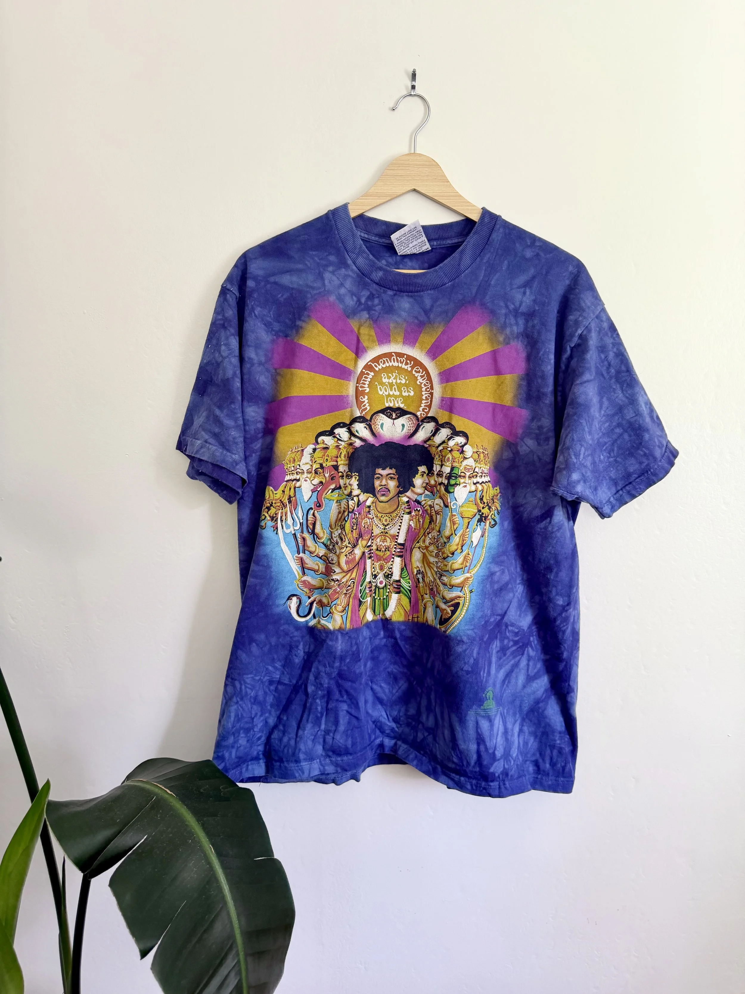 Purple Tie-Dye Jimi Hendrix Axis: Bold as Love Tee