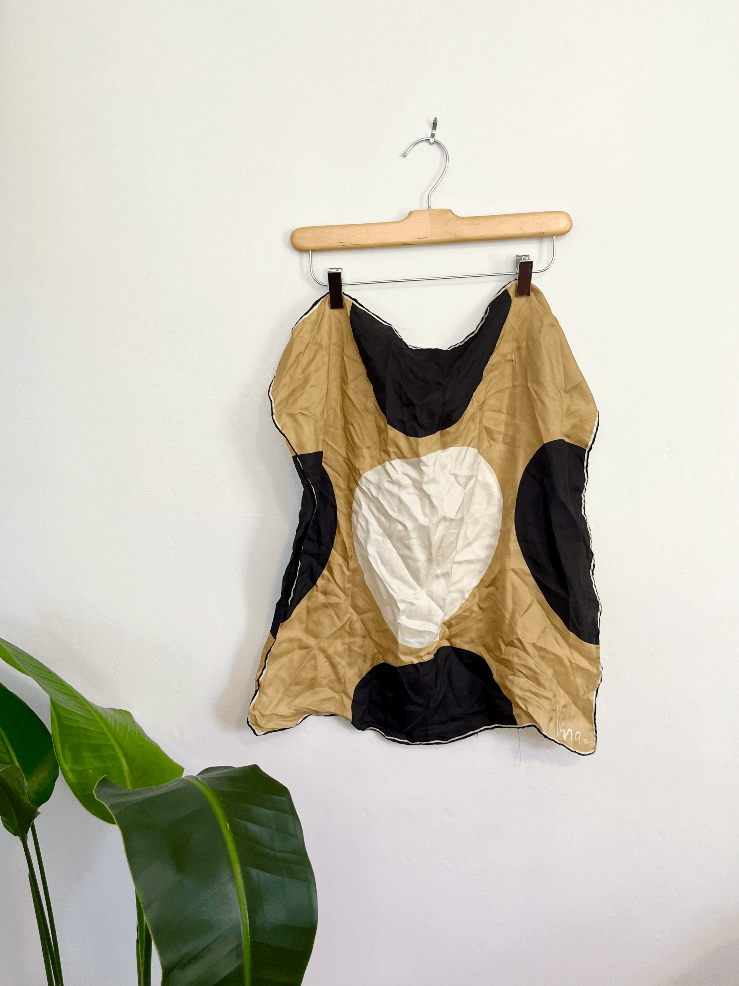 50s Vera Polka Dot Silk Scarf