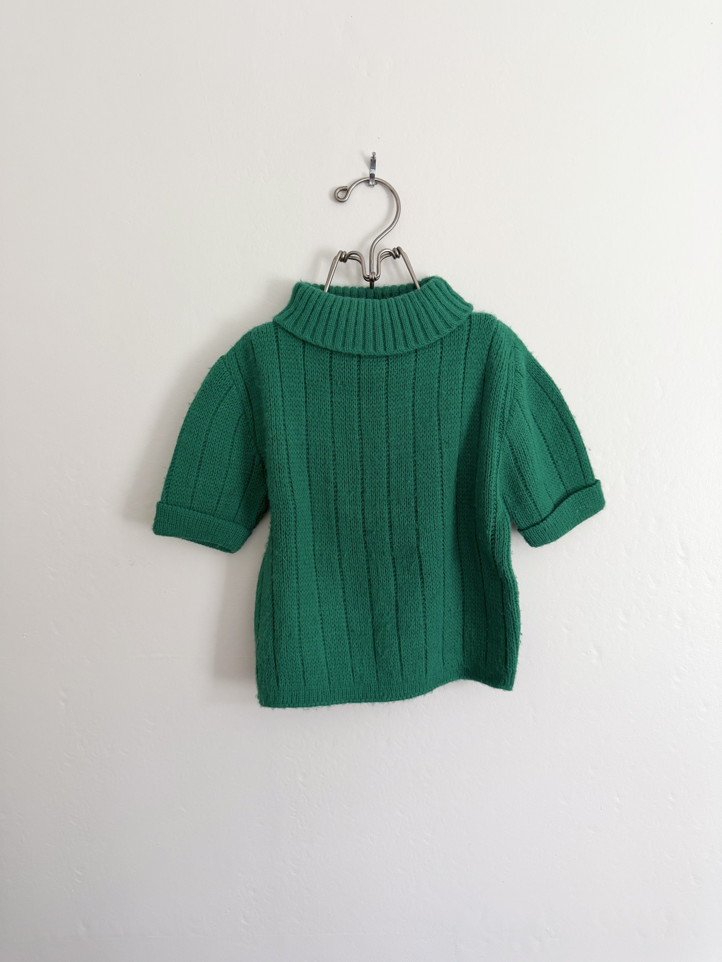 Kids' Green Knit Sweater