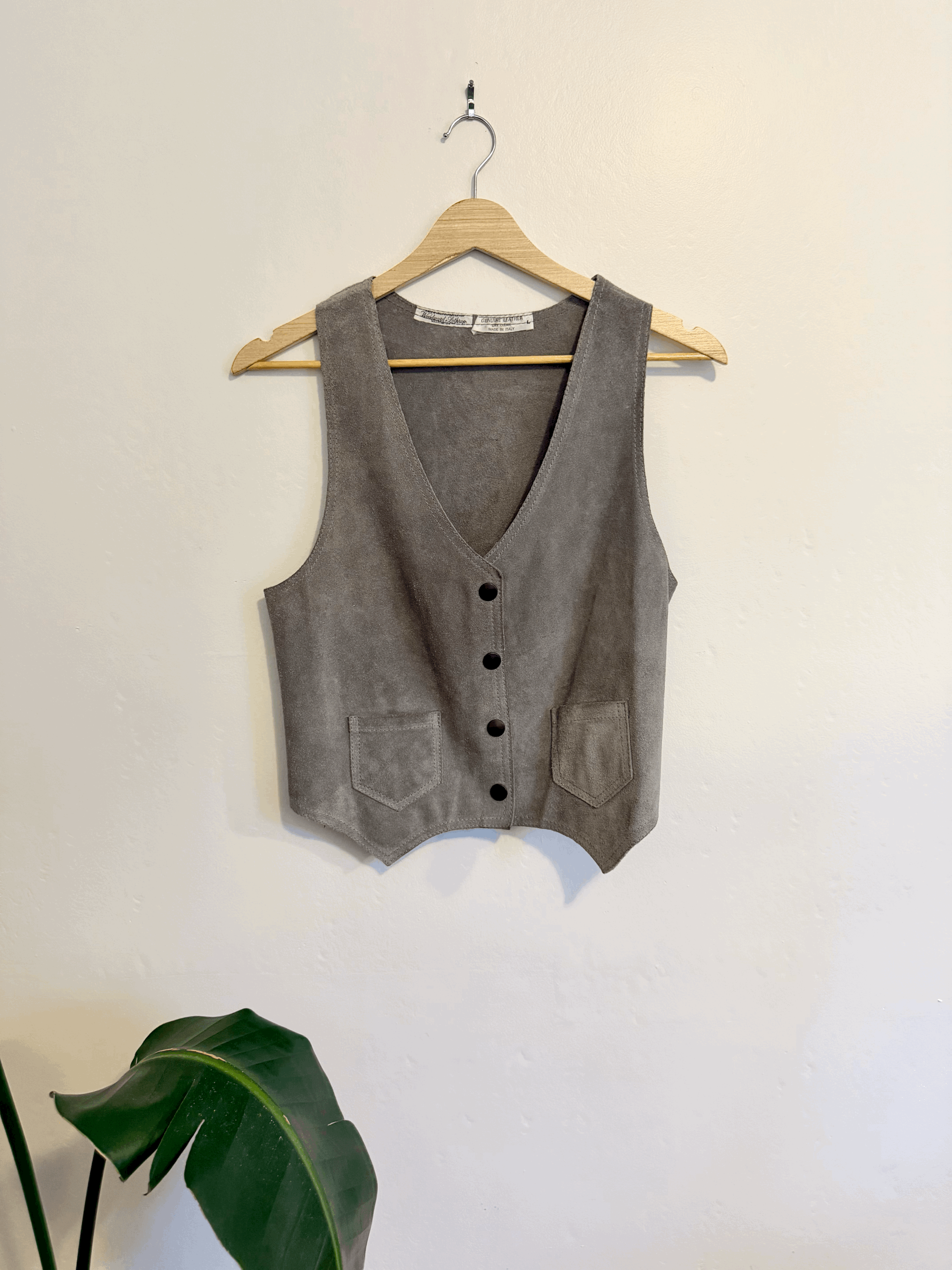 Italian Suede Leather Vest