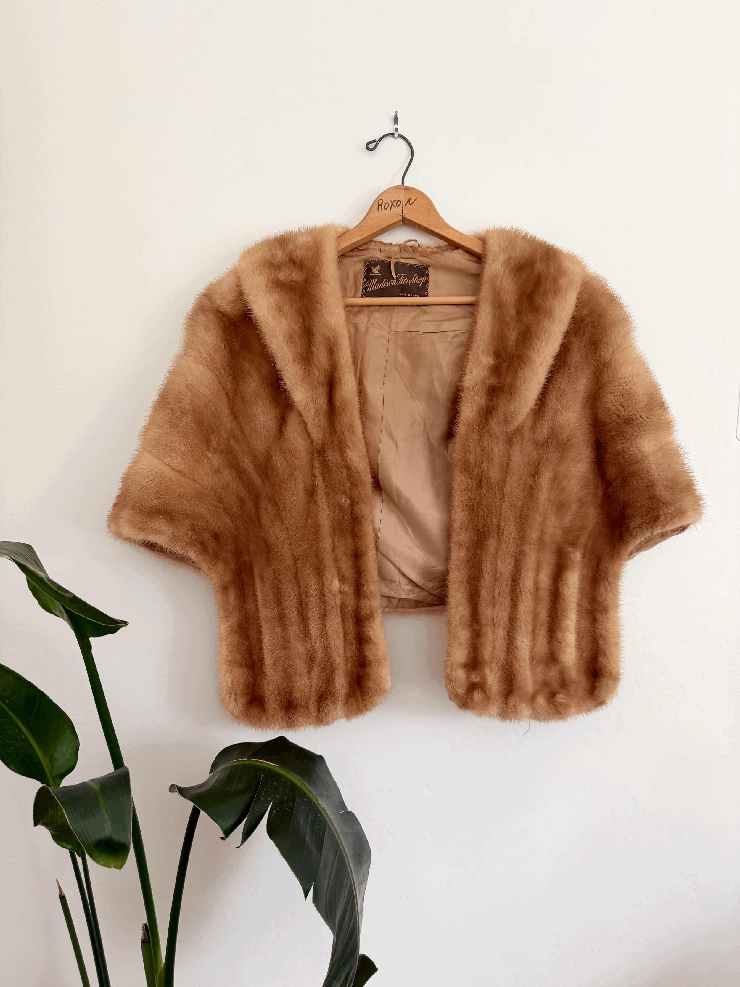 50s Mink Fur Stole