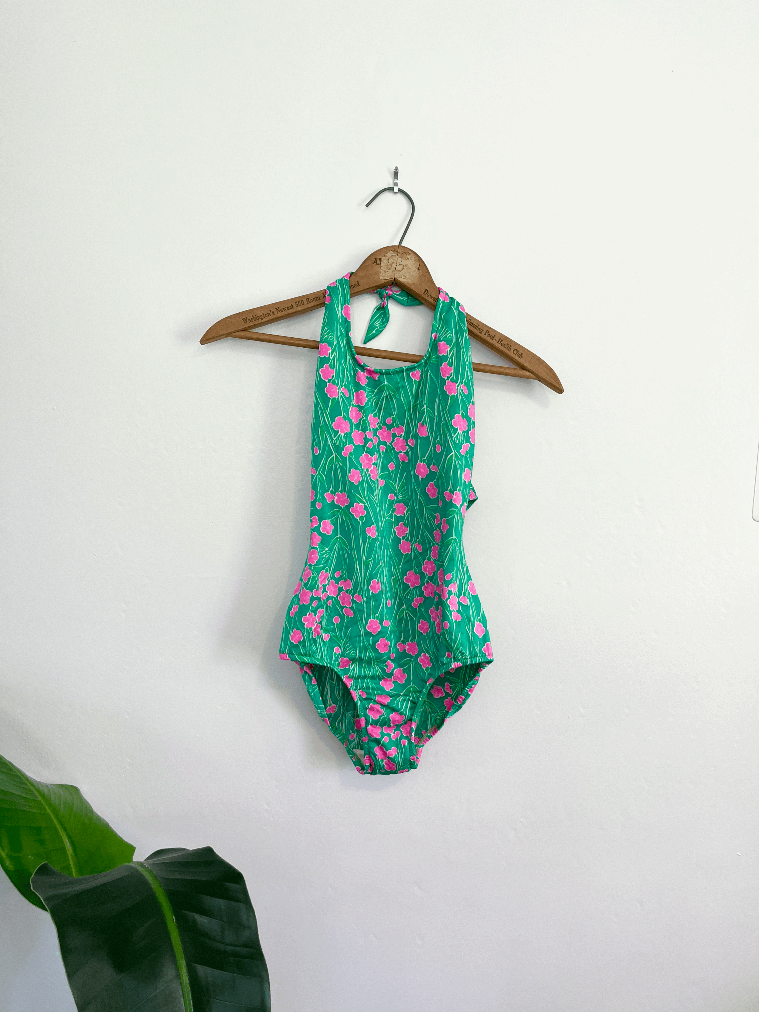 70s Lilly Pulitzer Kelly Green Swimsuit