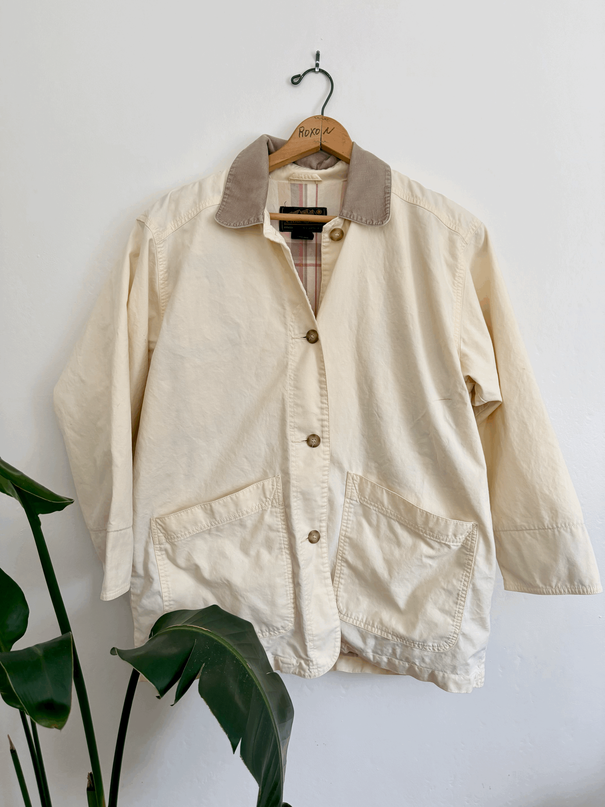Cream Eddie Bauer Barn Jacket
