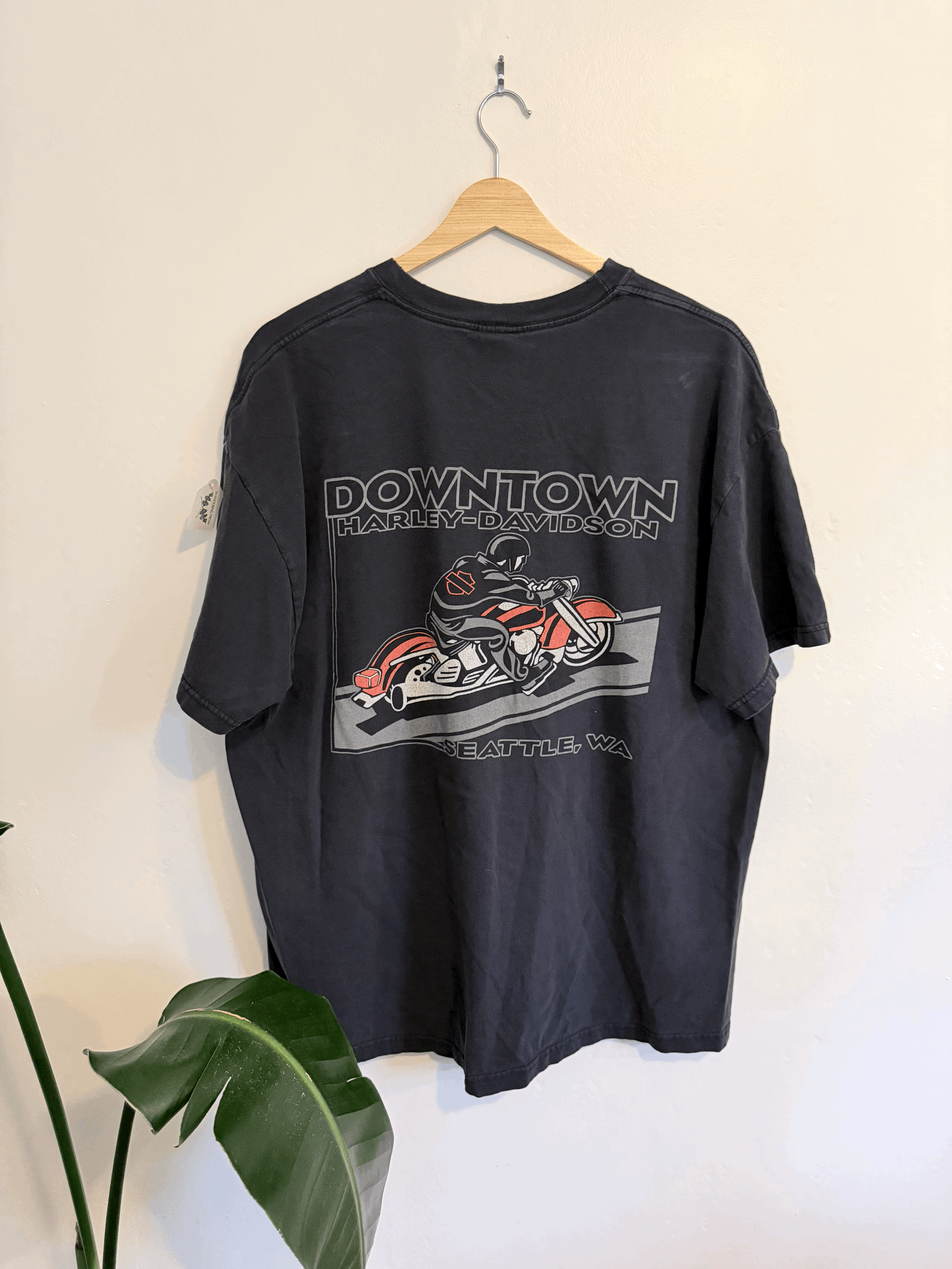 Y2K Harley Davidson Skull Seattle Tee