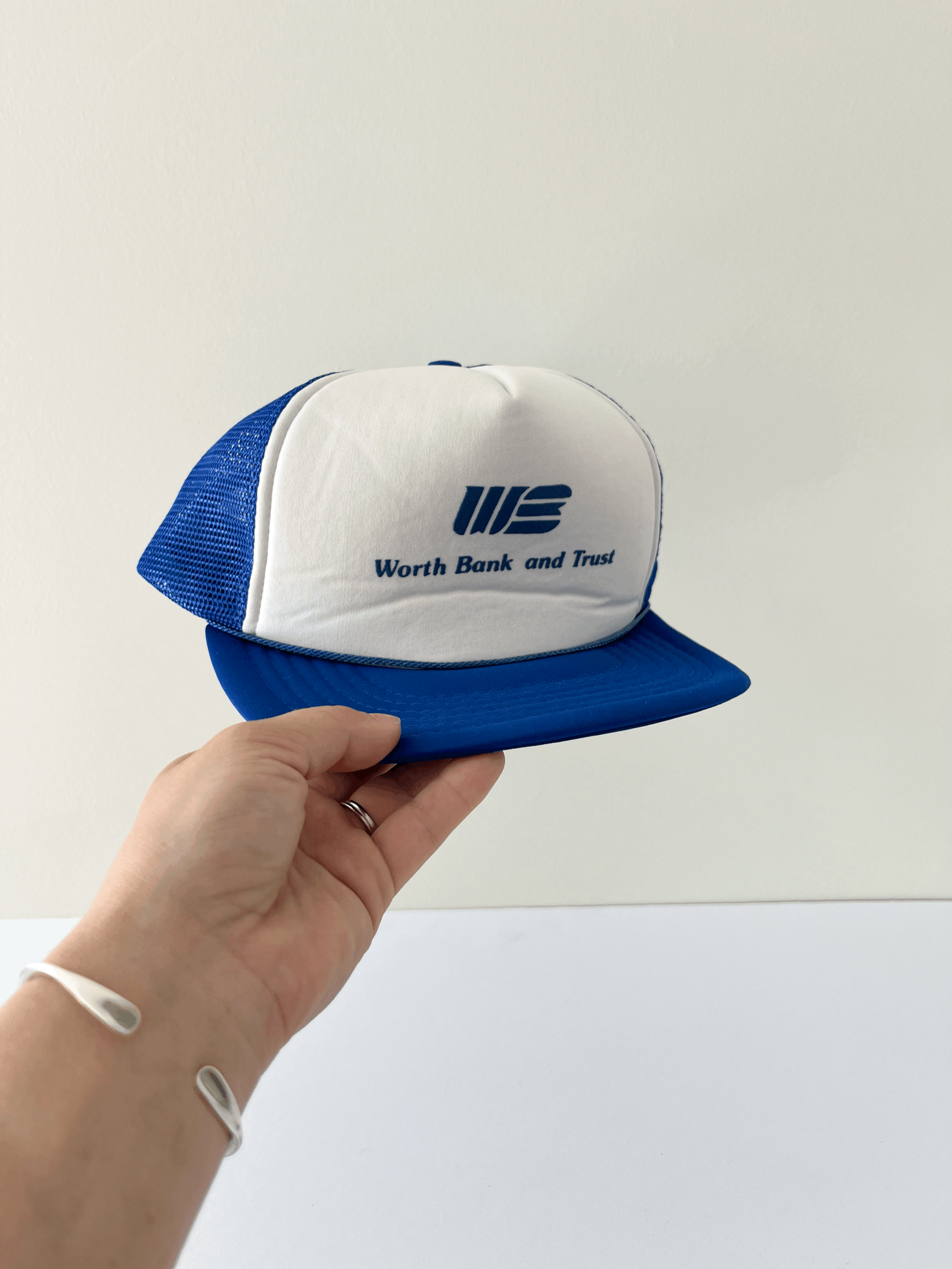 Blue Bank Trucker Hat