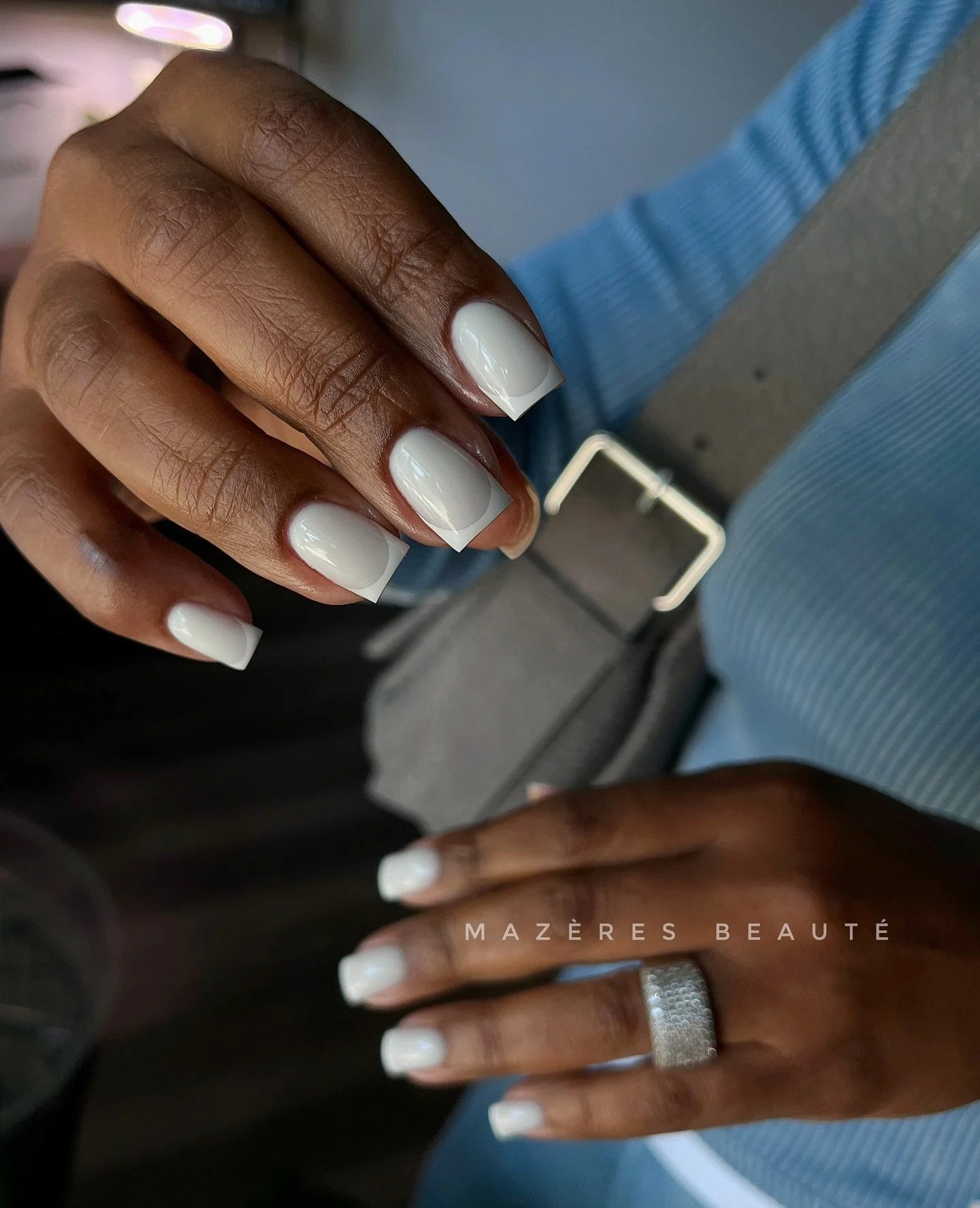 SMART gel used for this beautifully executed Russian/Ukrainian manicure. 

&bull;
&bull;
&bull;
#atlnailtech #alpharettanails #smyrnanails #viningsnails #atlantarussianmanicure #russianmanicureatl #drymanicure #atlrussianmani #russianmaniatl