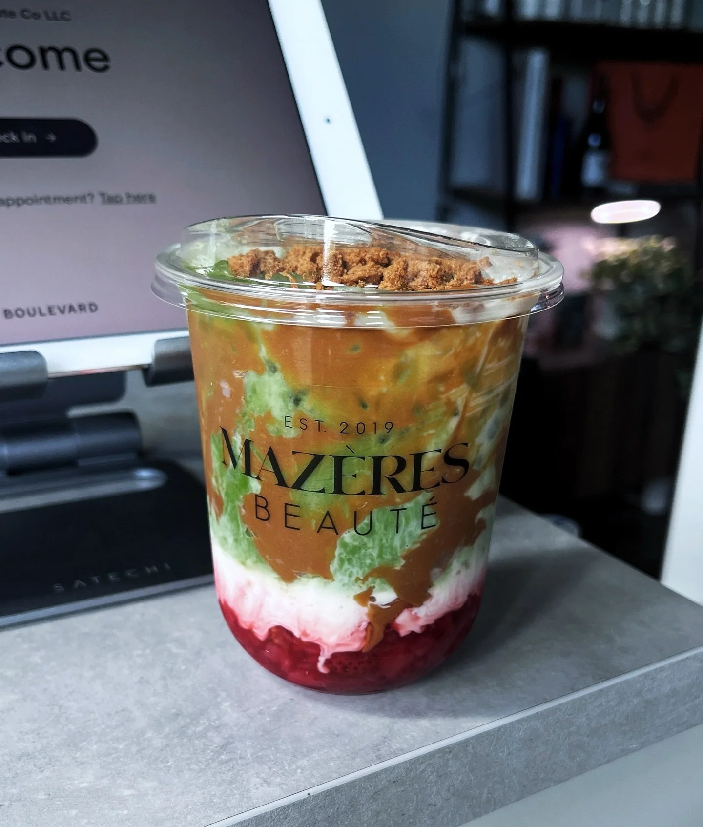 Not all matcha is created equal. 👀 Strawberry + Biscoff + matcha = the collab you didn&rsquo;t know you needed. Members only.

&bull;
&bull;
&bull;
&bull;
&bull;
#russianmanicure #russianmaniatl #atlrussianmani #atlantarussianmanicure #drymanicure