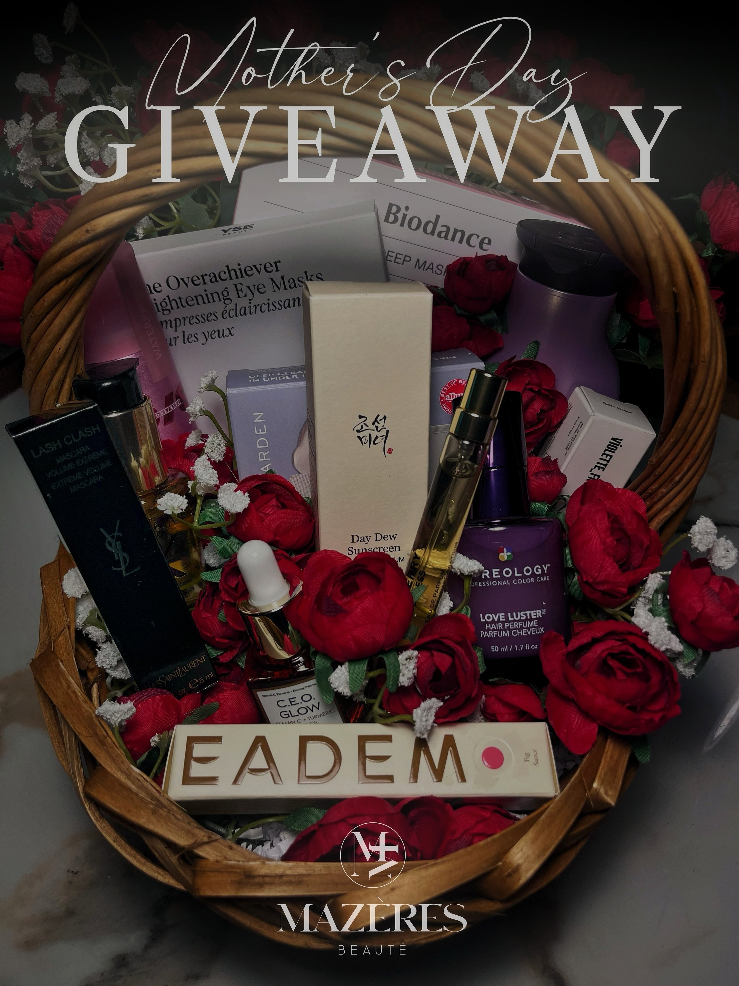 ✨ MAZ&Egrave;RES BEAUT&Eacute; MOTHER&rsquo;S DAY GIVEAWAY ✨

At Maz&egrave;res Beaut&eacute;, we believe every woman deserves to be celebrated. Not just in the chair, but at home too. 

This Mother&rsquo;s Day, we&rsquo;ve curated an elevated skinca