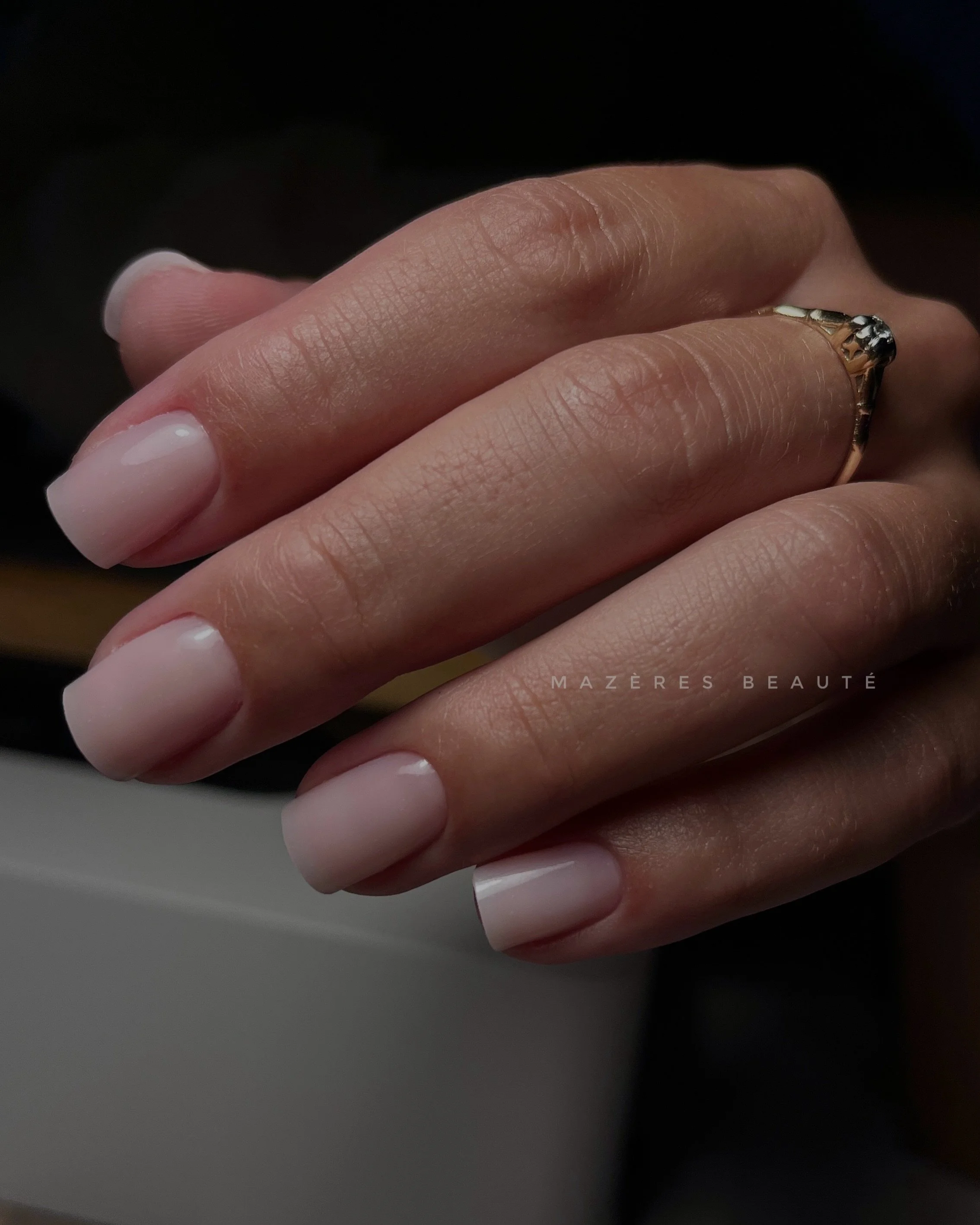 Healthcare heroes deserve healthy nails too. My favourite CVICU nurse keeps hearts beating. I keep her cuticles clean. We both take our craft seriously. // Free edge correction along with her Russian Manicure 

&bull;
&bull;
&bull;
&bull;
#russianman