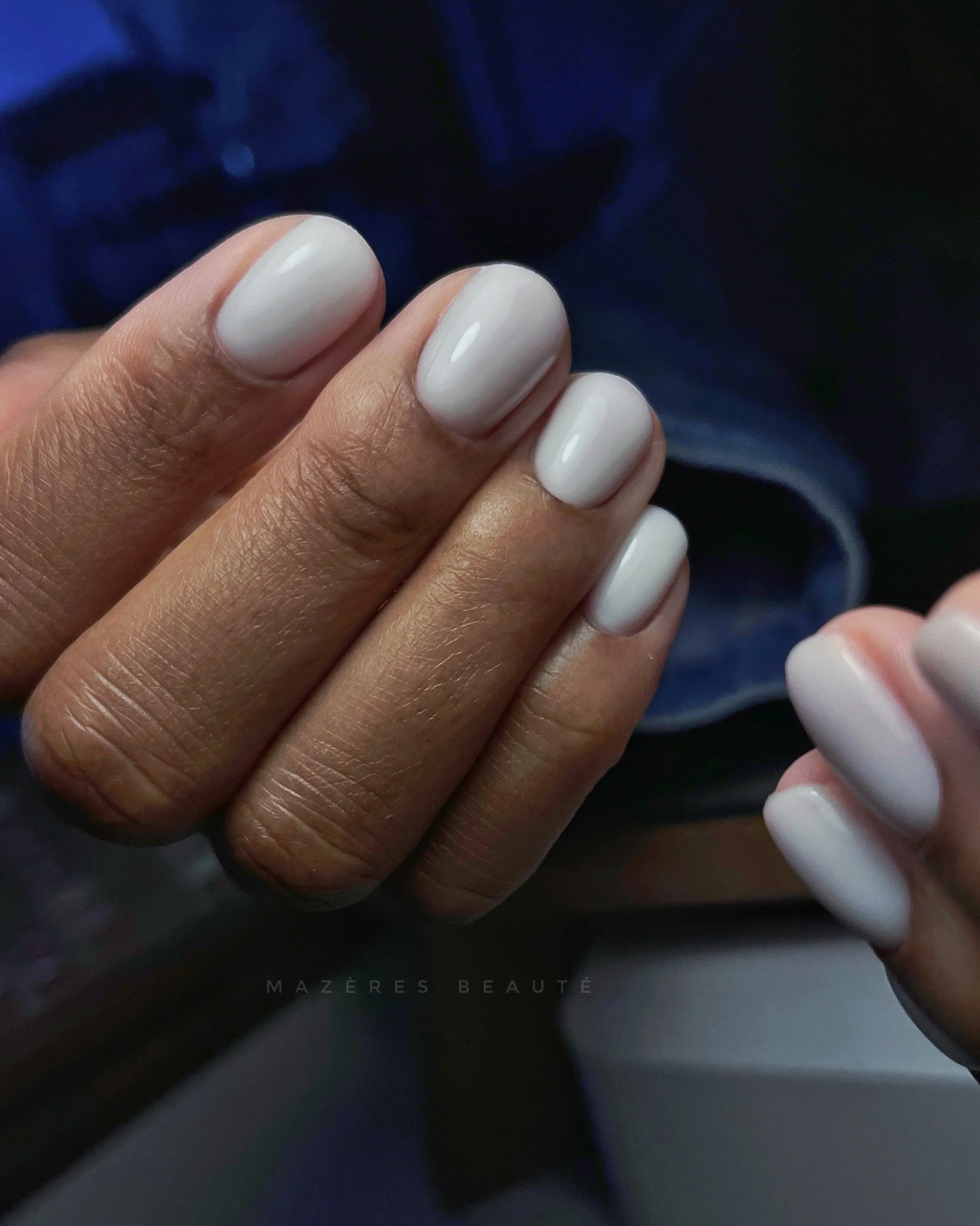 A crisp Russian Mani&hellip; 

&bull;
&bull;
&bull;
&bull;
#russianmanicure #russianmaniatl #atlrussianmani #atlantarussianmanicure #drymanicure