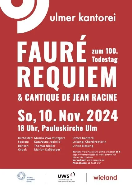 FAURÉ REQUIEM | ULMER KANTOREI