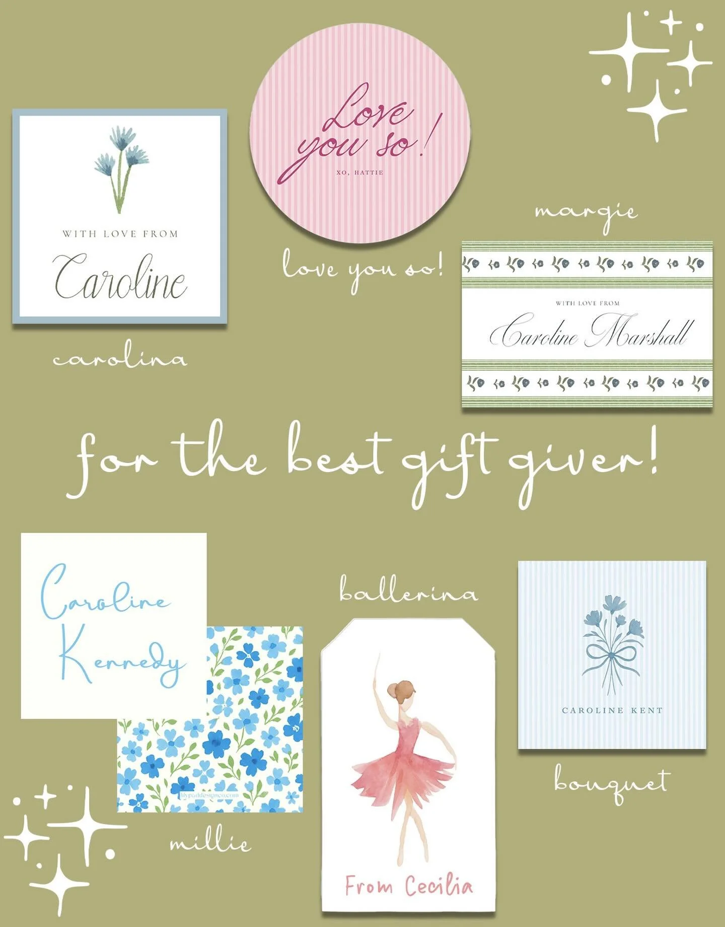 The best gift for the best gift giver? Custom gift tags! Shop all our gift tag styles at lilypaddesignco.com 🎁

#lilypaddesignco #giftguide #custompaper #customstationery #paperdesign #customgifting