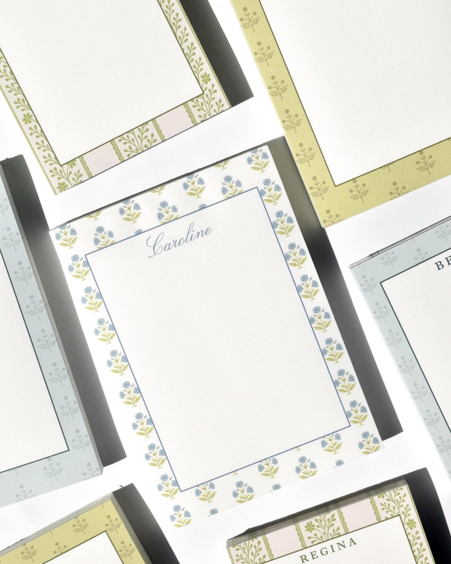 Notepads on notepads on notepads 📝📝

So many patterns available at lilypaddesignco.com!!

#paperdesign #patterndesign #lilypaddesignco