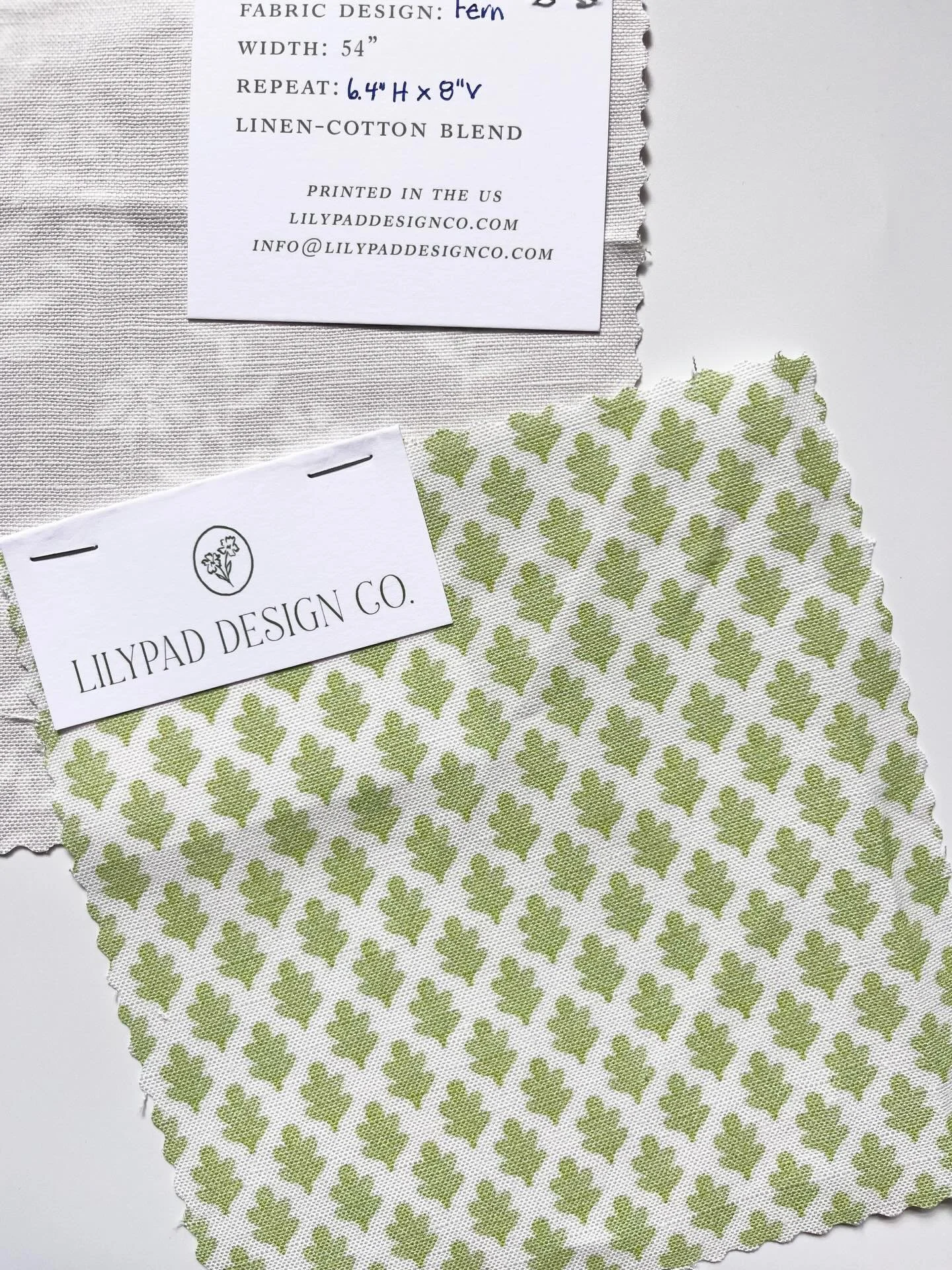 The Master&rsquo;s have us seeing green!!! BRB recovering all of our pillows in Fern 🌱

#lilypaddesignco #textiledesign #custompillows #patterndesign