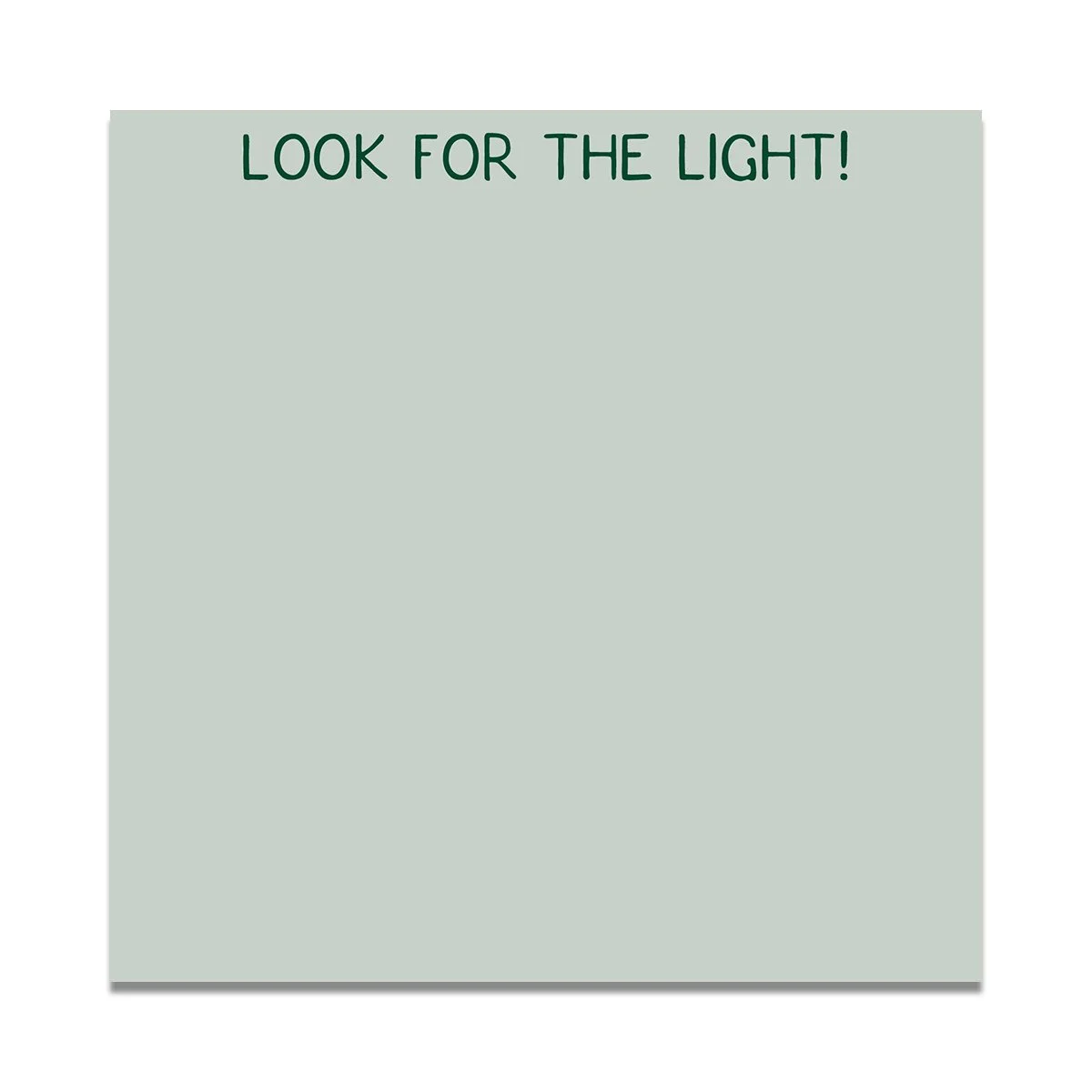 Look for the Light Notepad