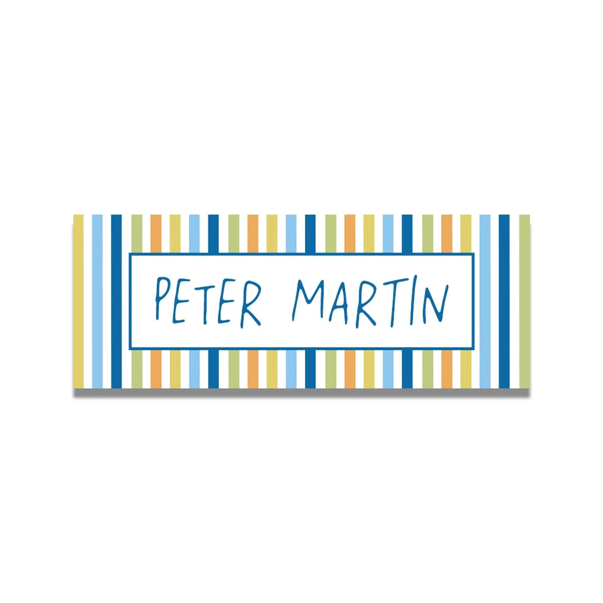 Stripe Sticker Label - Boys