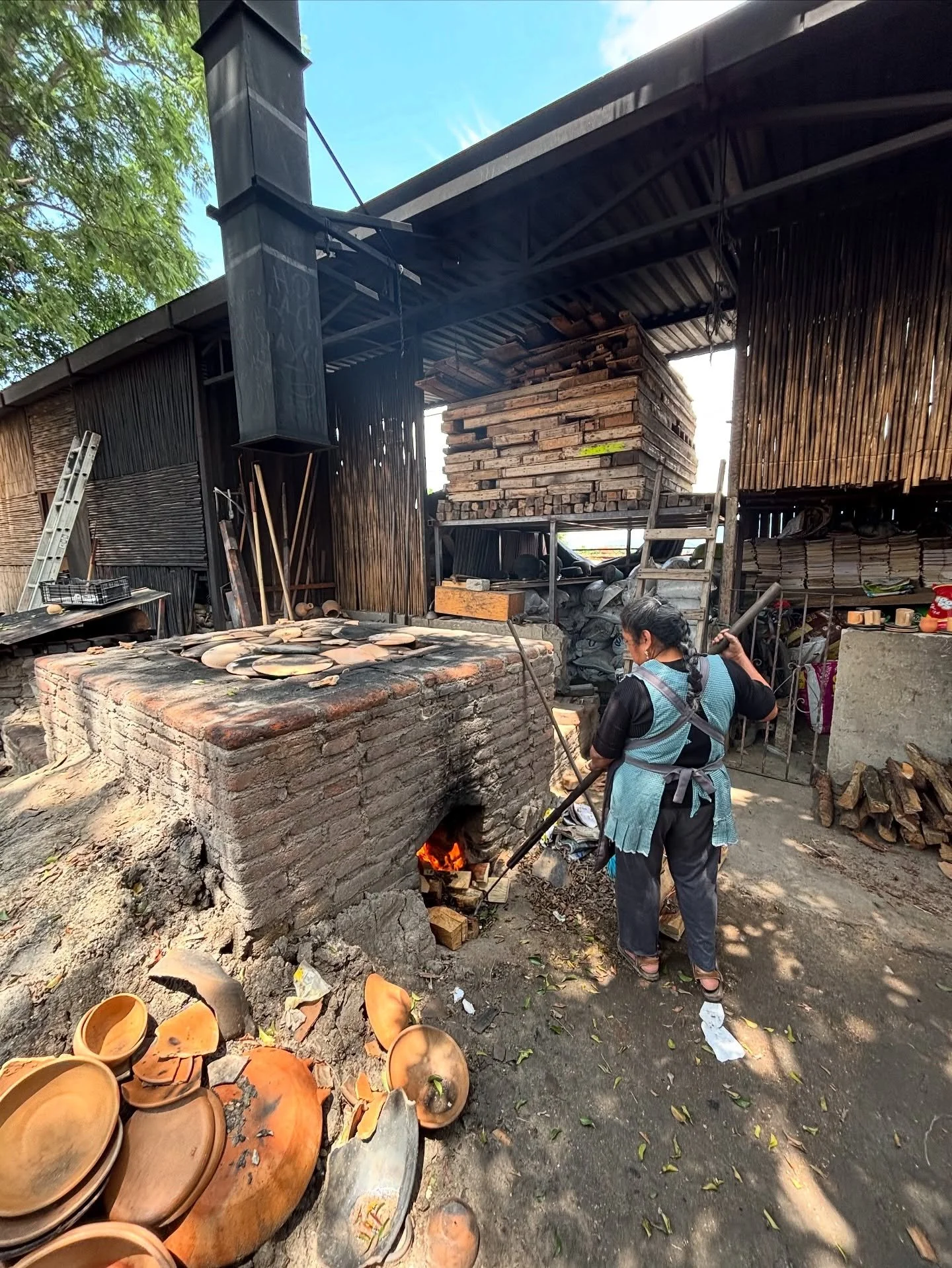 Highlights from our pottery-focused day trips out of Oaxaca. These experiences were truly life changing 💫

1-6: Taller Ruiz Lopez in Santa Maria Atzompa. Rufi @taller_ruizlopez is a 5th generation potter who works with her family to dig their own cl