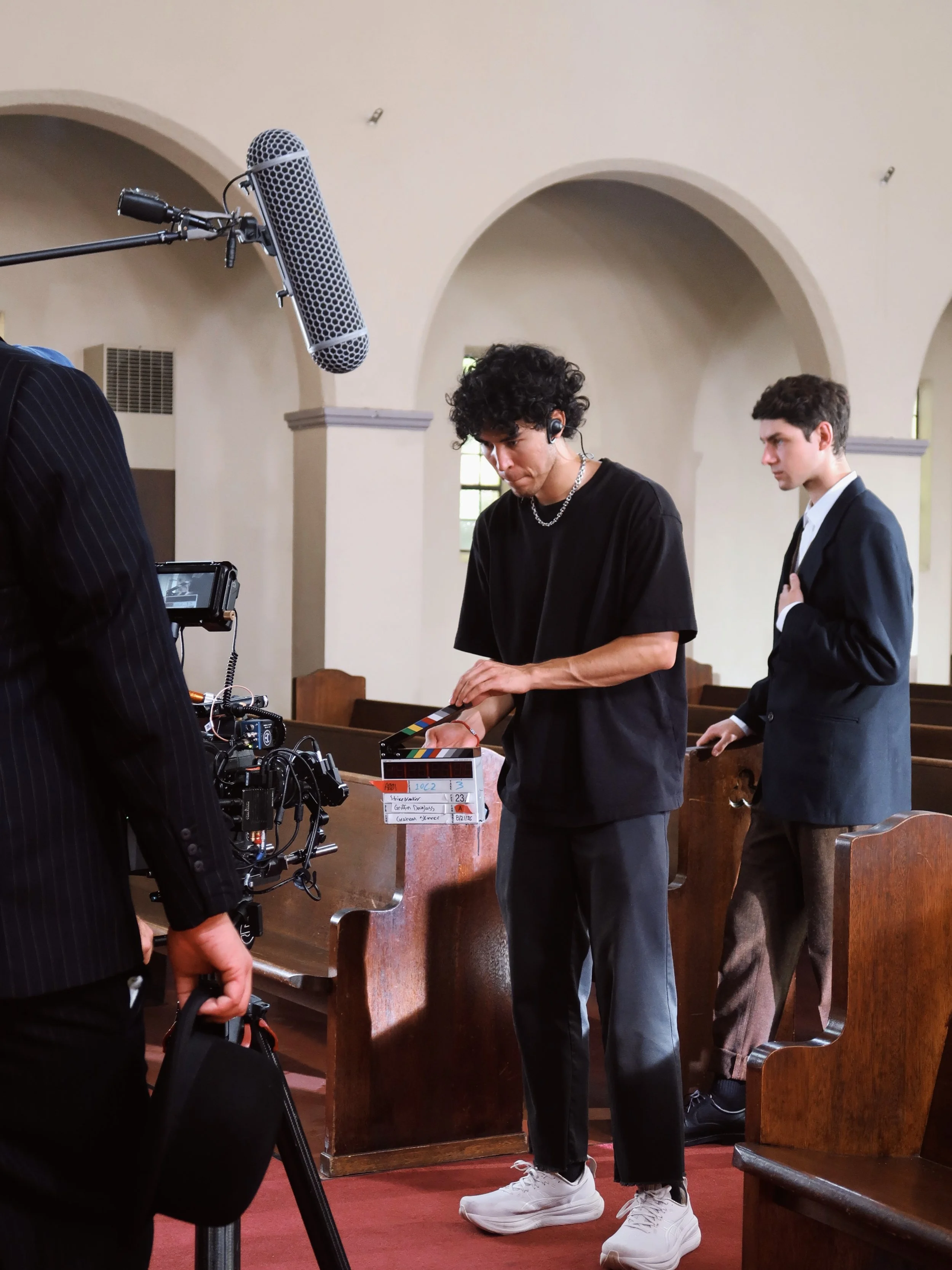 Day one on set ☑️ 🎬
