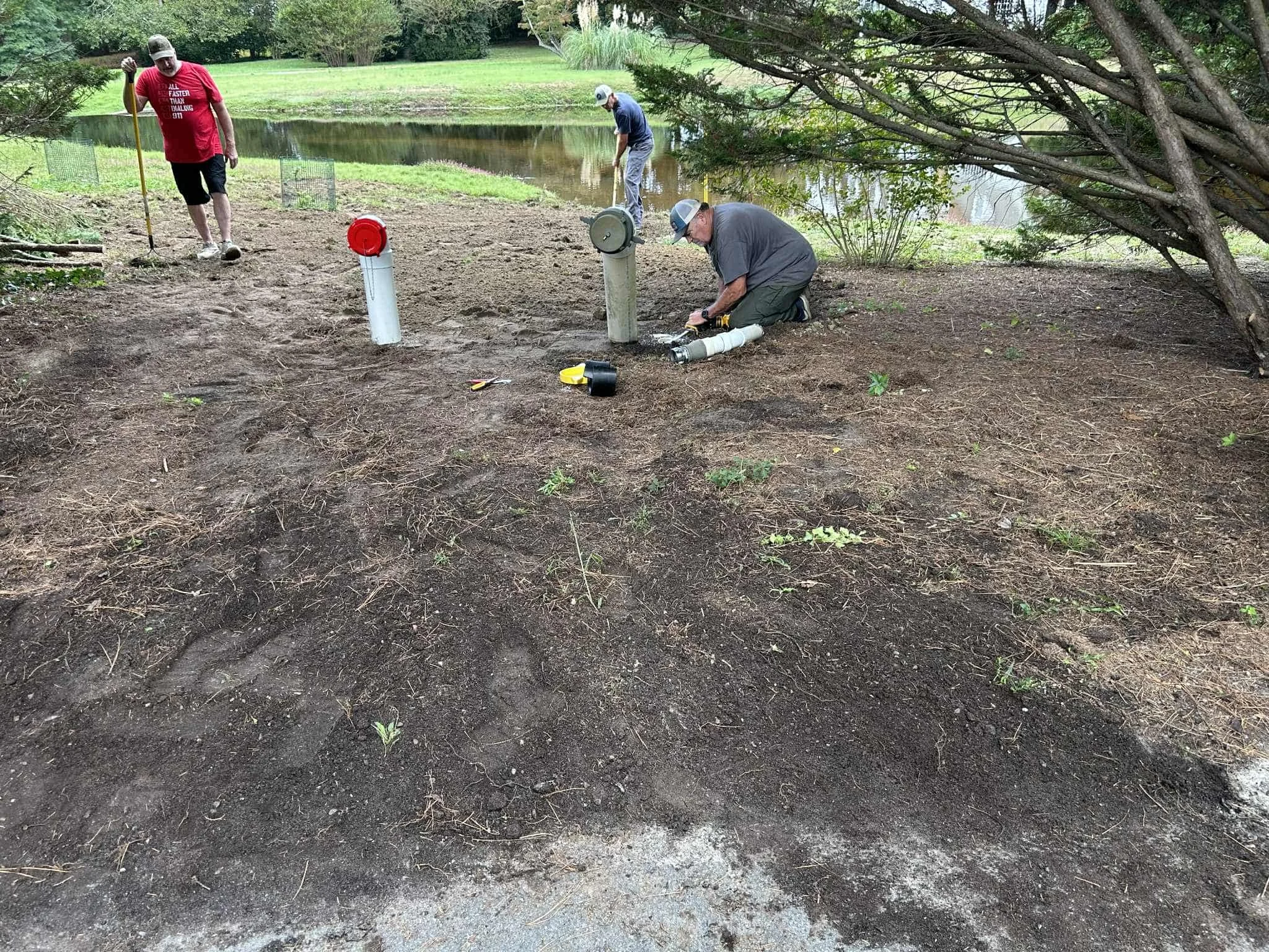 New Dry Hydrant — Town of Accomac VA