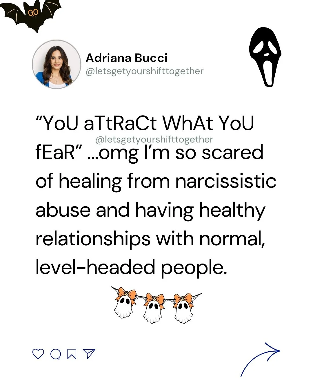 π» Now that spooky season’s over…
Chances are the narcissist in your life is about to start their holiday bullshit.
(You know, the guilt trips, smear campaigns, “but family is everything,” etc.)
So before the chaos begins,