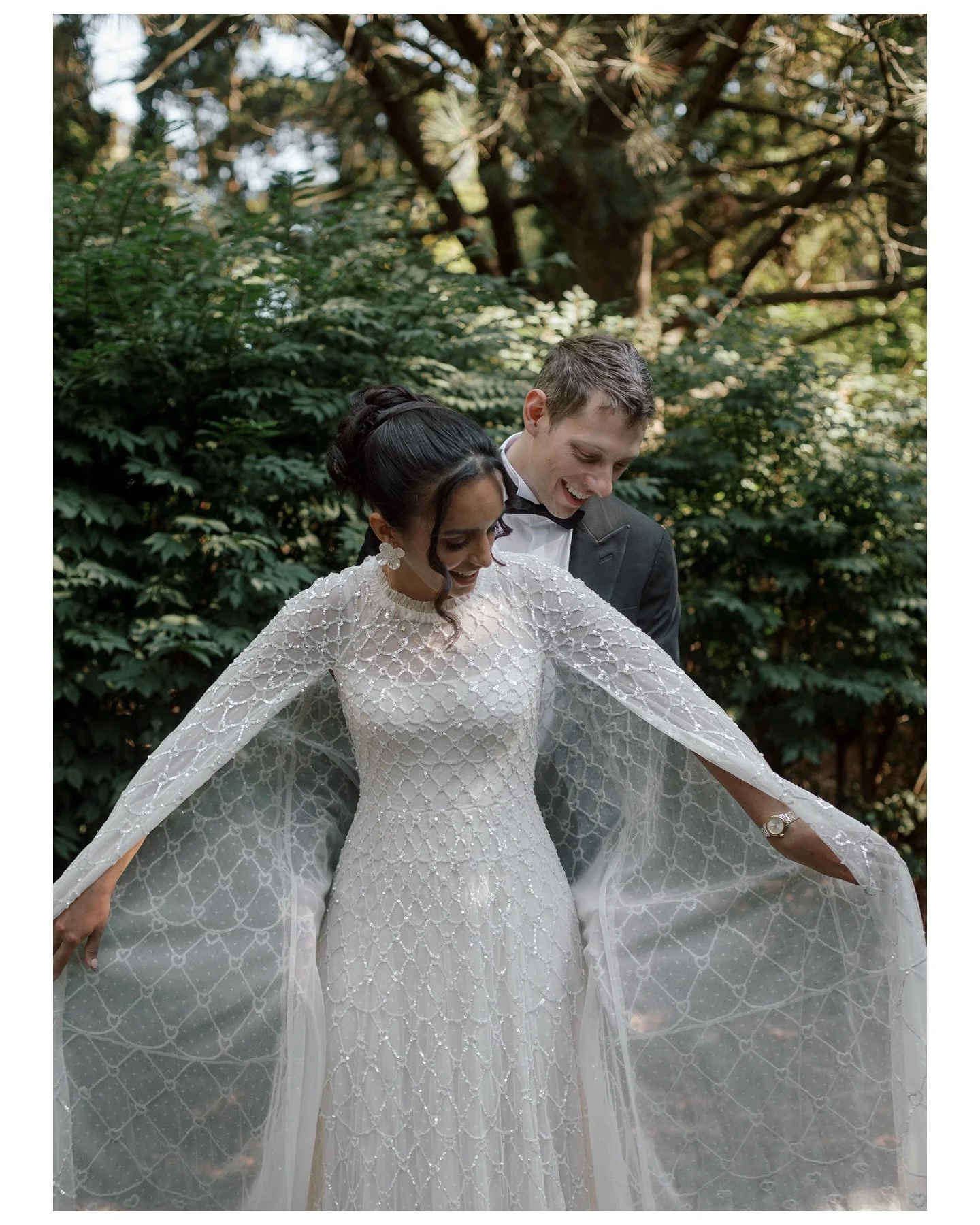 We did bridal portraits in Imane&rsquo;s second dress before most of their guests arrived, so that after dinner when the bride and groom came out in this incredible number everyone was floored! In case you were wondering&hellip; do the outfit change!